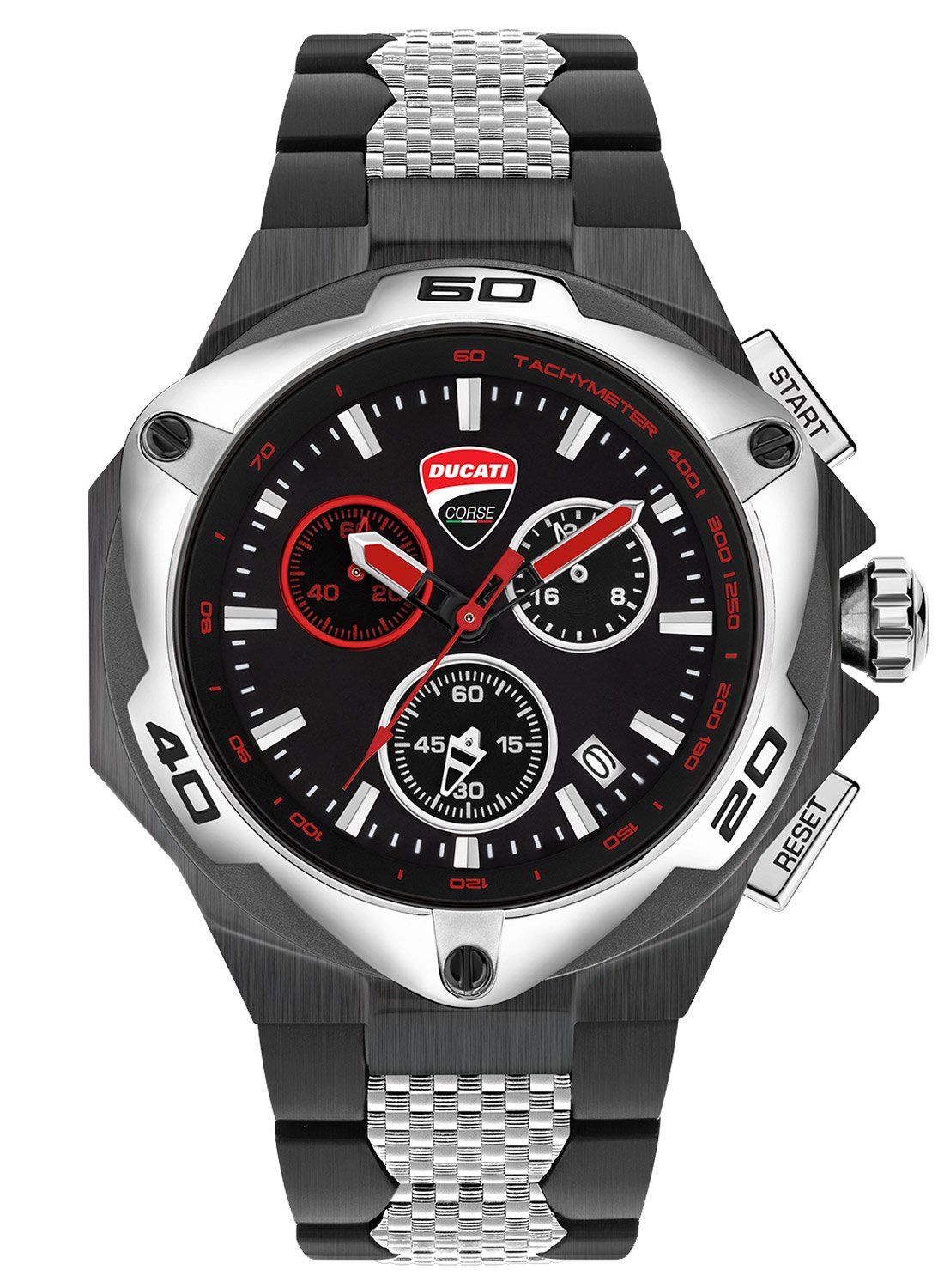 Ducati DTWGI2019009 Herrenuhr Chronograph mit Stahlband