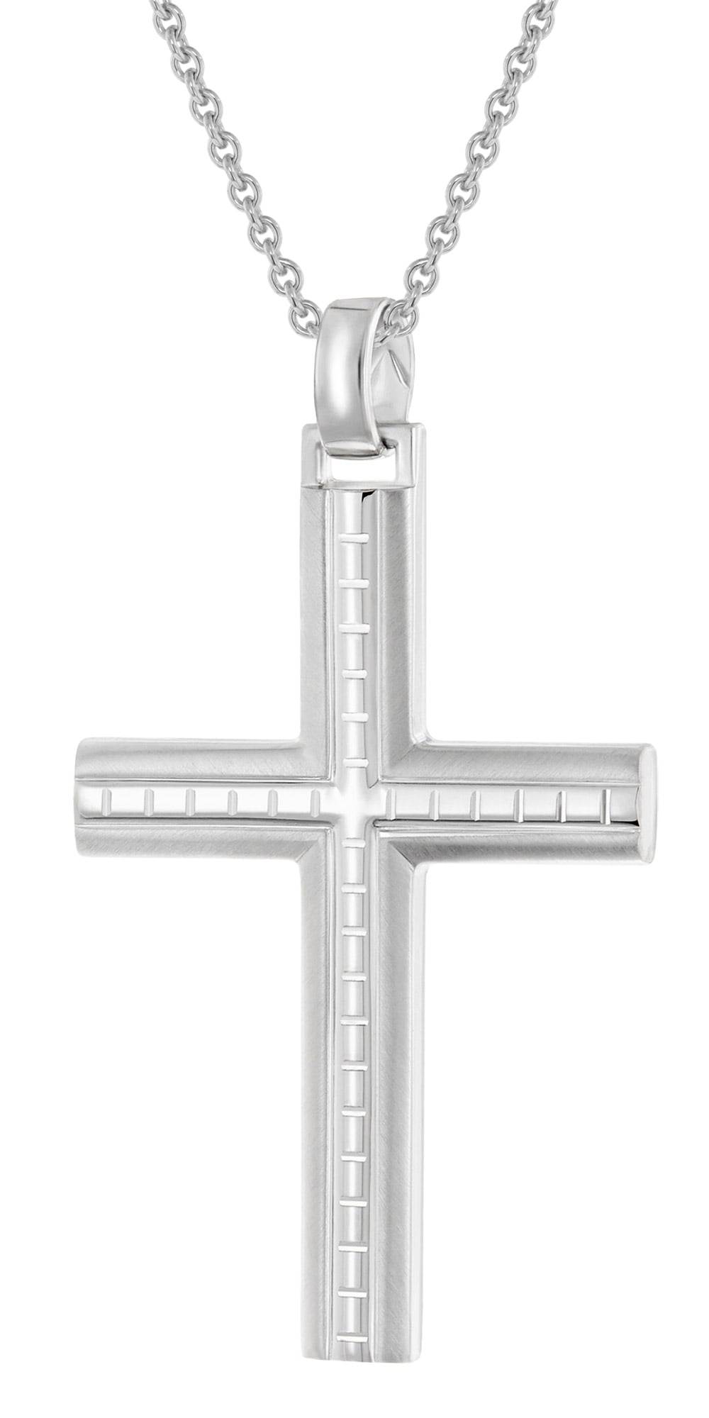 trendor 28570 Herren-Halskette mit Kreuz 925 Silber trendor 28570 Herren-Halskette mit Kreuz 925 Silber