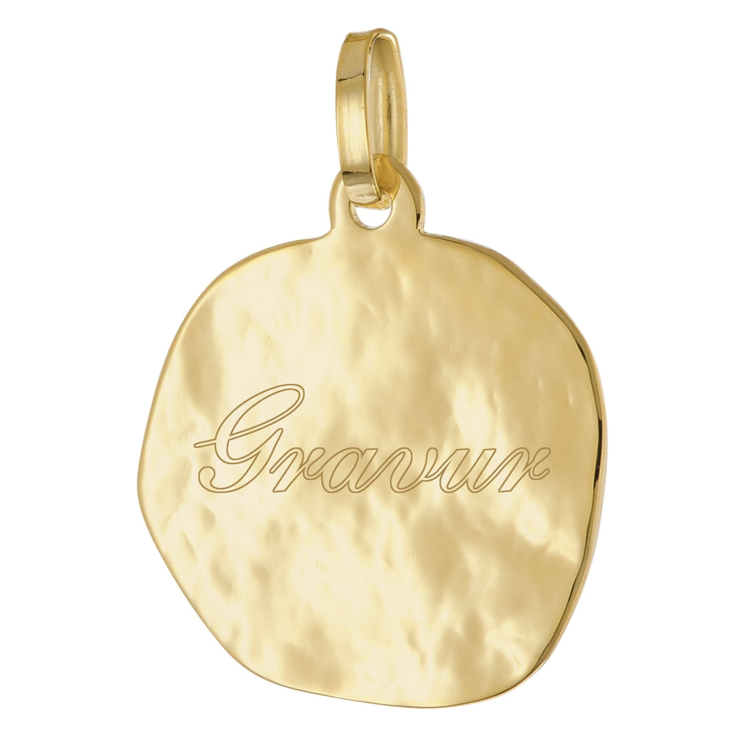 trendor 28580 Gravur-Anhänger für Damen und Herren 333 Gold ∅ 16 mm trendor 28580 Gravur-Anhänger für Damen und Herren 333 Gold ∅ 16 mm