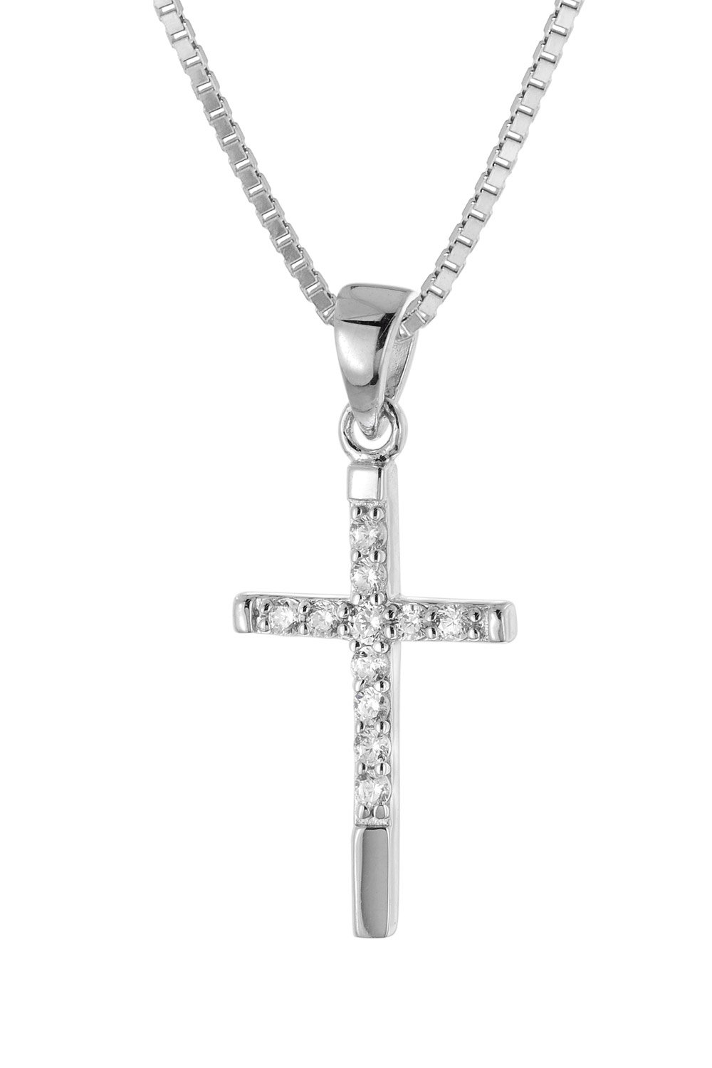 trendor 28604 Damen-Kette Mit Kreuz 925 Silber trendor 28604 Damen-Kette Mit Kreuz 925 Silber