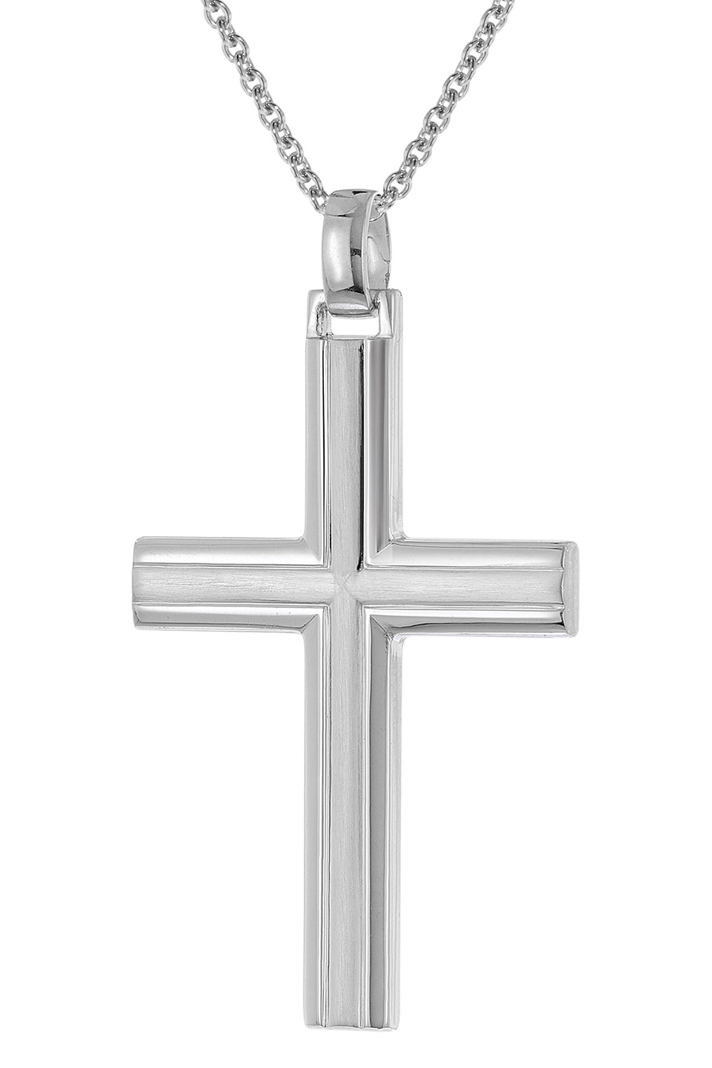 trendor 28605 Herren-Kette mit Kreuz 925 Silber trendor 28605 Herren-Kette mit Kreuz 925 Silber
