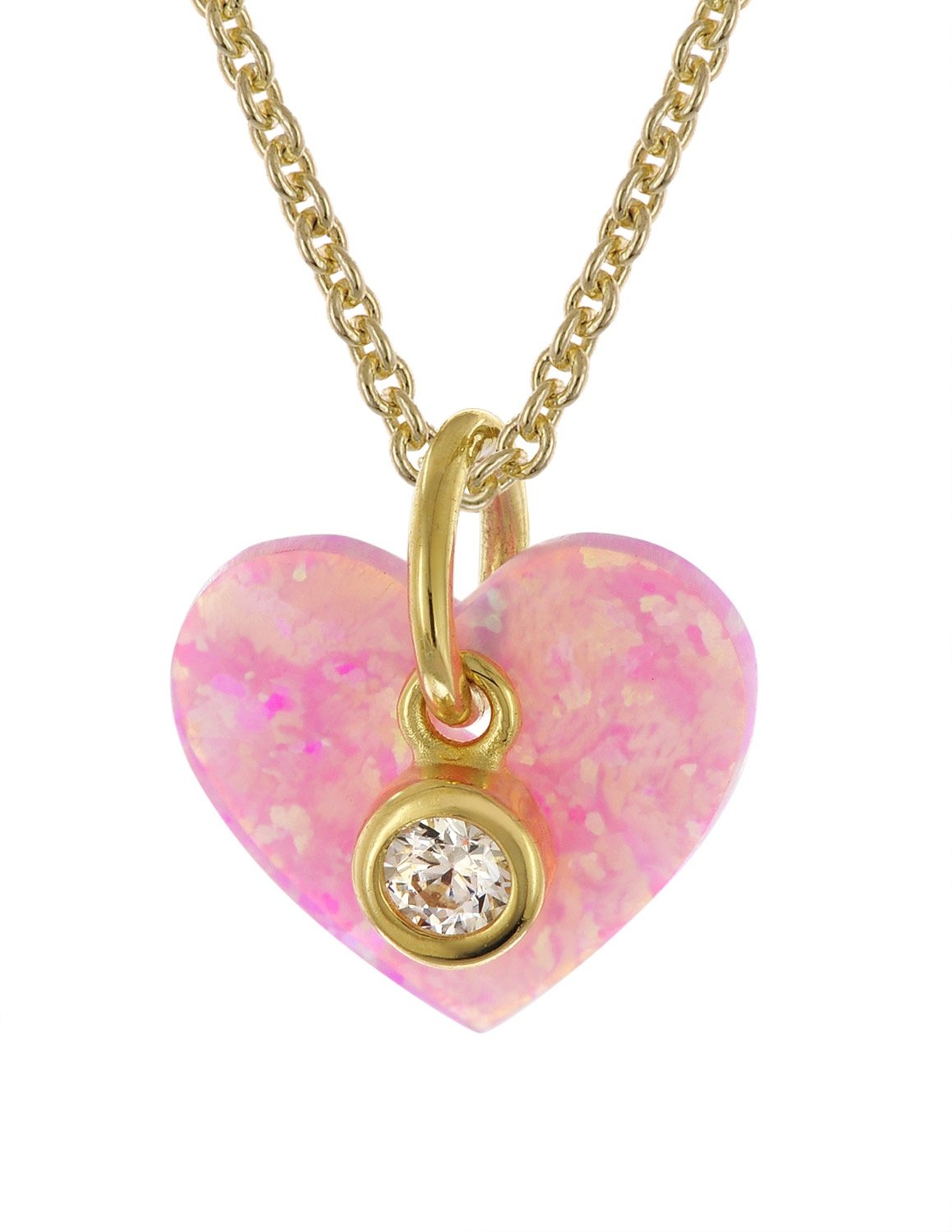 trendor 28750 Kinder-Anhänger Gold 333/8K + vergoldete Silberkette