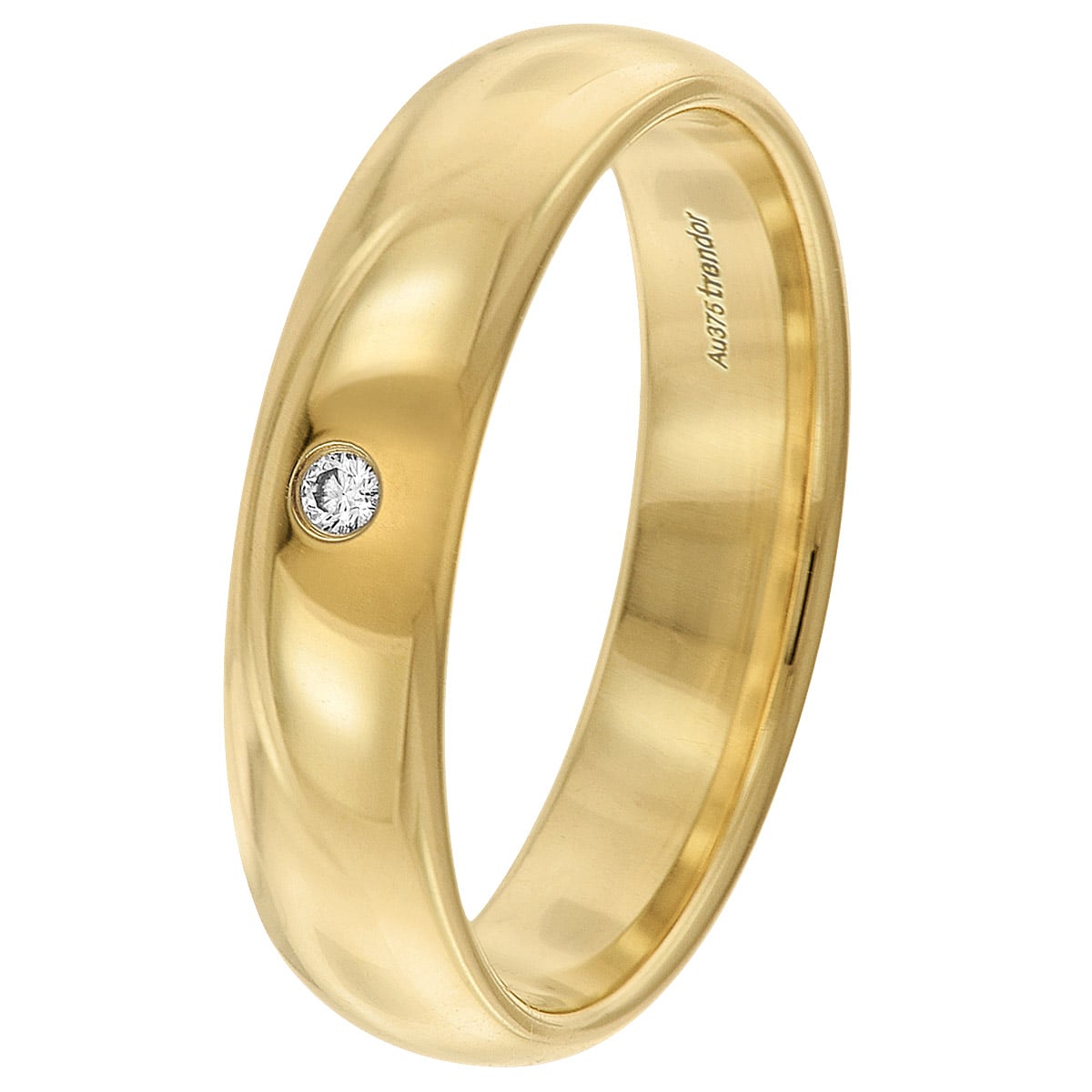 trendor 21213 Damenring Gold 375 mit Diamant trendor 21213 Damenring Gold 375 mit Diamant