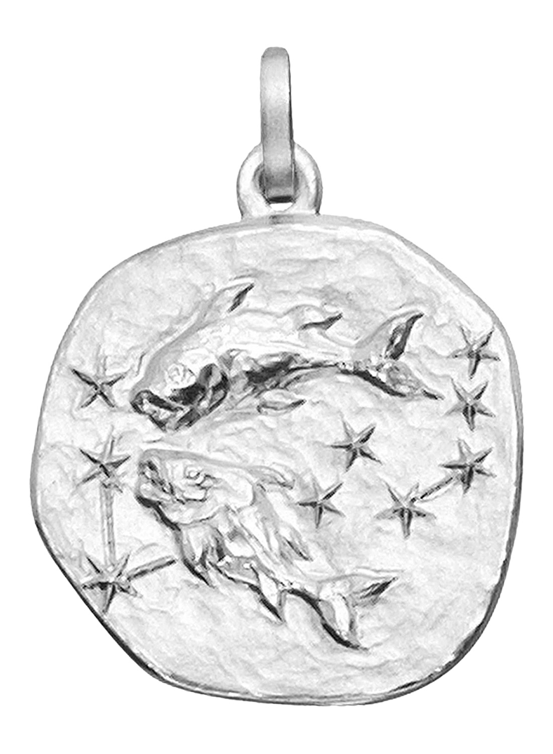 trendor 21218-03 Sternzeichen Fische 925 Silber Anhänger Ø 16 mm