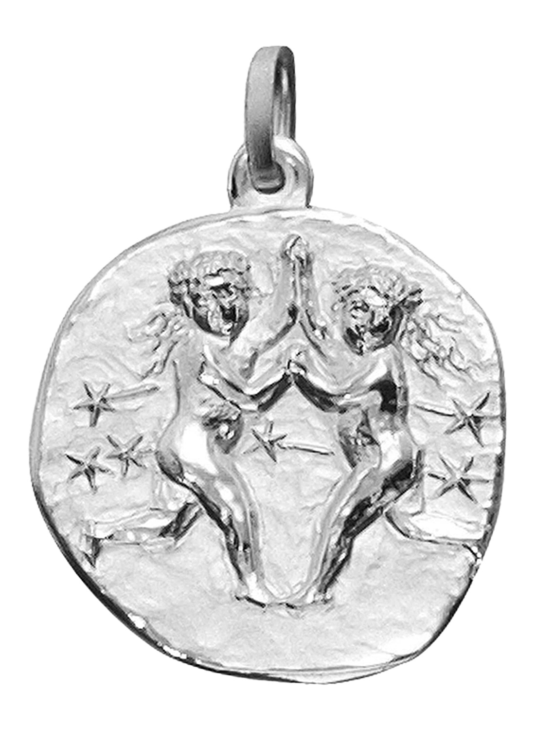 trendor 21218-06 Sternzeichen Zwilling 925 Silber Anhänger Ø 16 mm