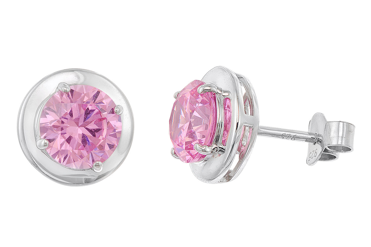 trendor 21326-20 Damen-Ohrringe 925 Silber Ohrstecker Synth. Topas trendor 21326-20 Damen-Ohrringe 925 Silber Ohrstecker Synth. Topas