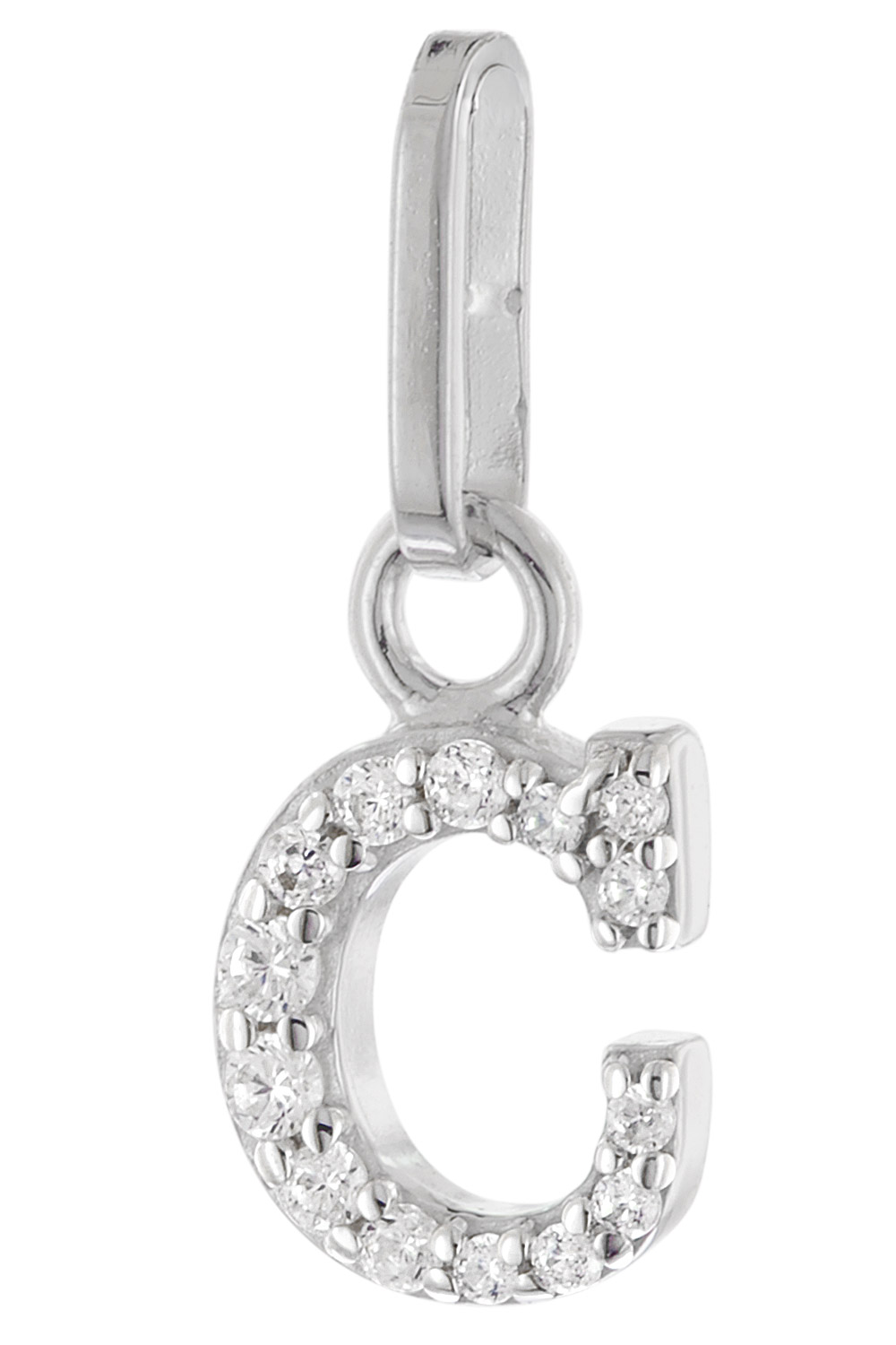 trendor 21270-C Buchstaben-Anhänger C 925 Silber Rhodiniert