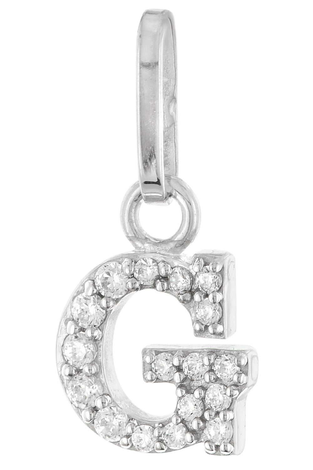 trendor 21270-G Buchstaben-Anhänger G 925 Silber Rhodiniert