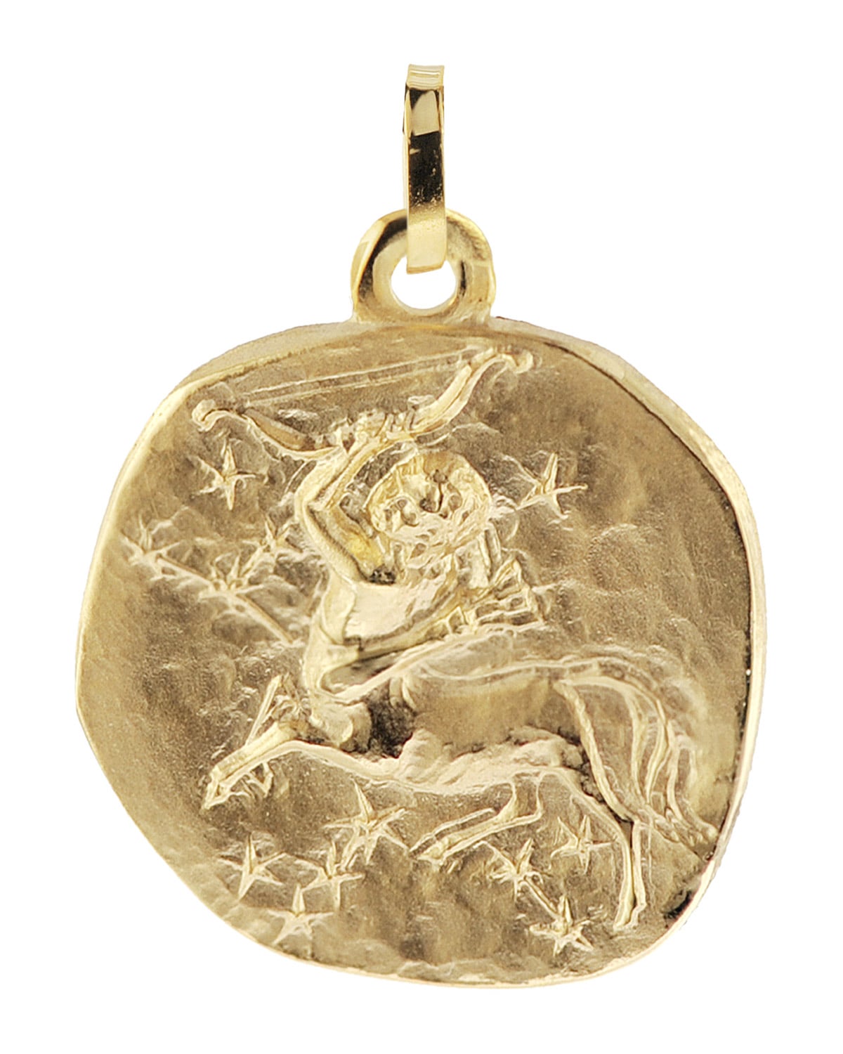 trendor 21300-12 Anhänger Schütze Sternzeichen 925 Silber Vergoldet ⌀ 20 mm