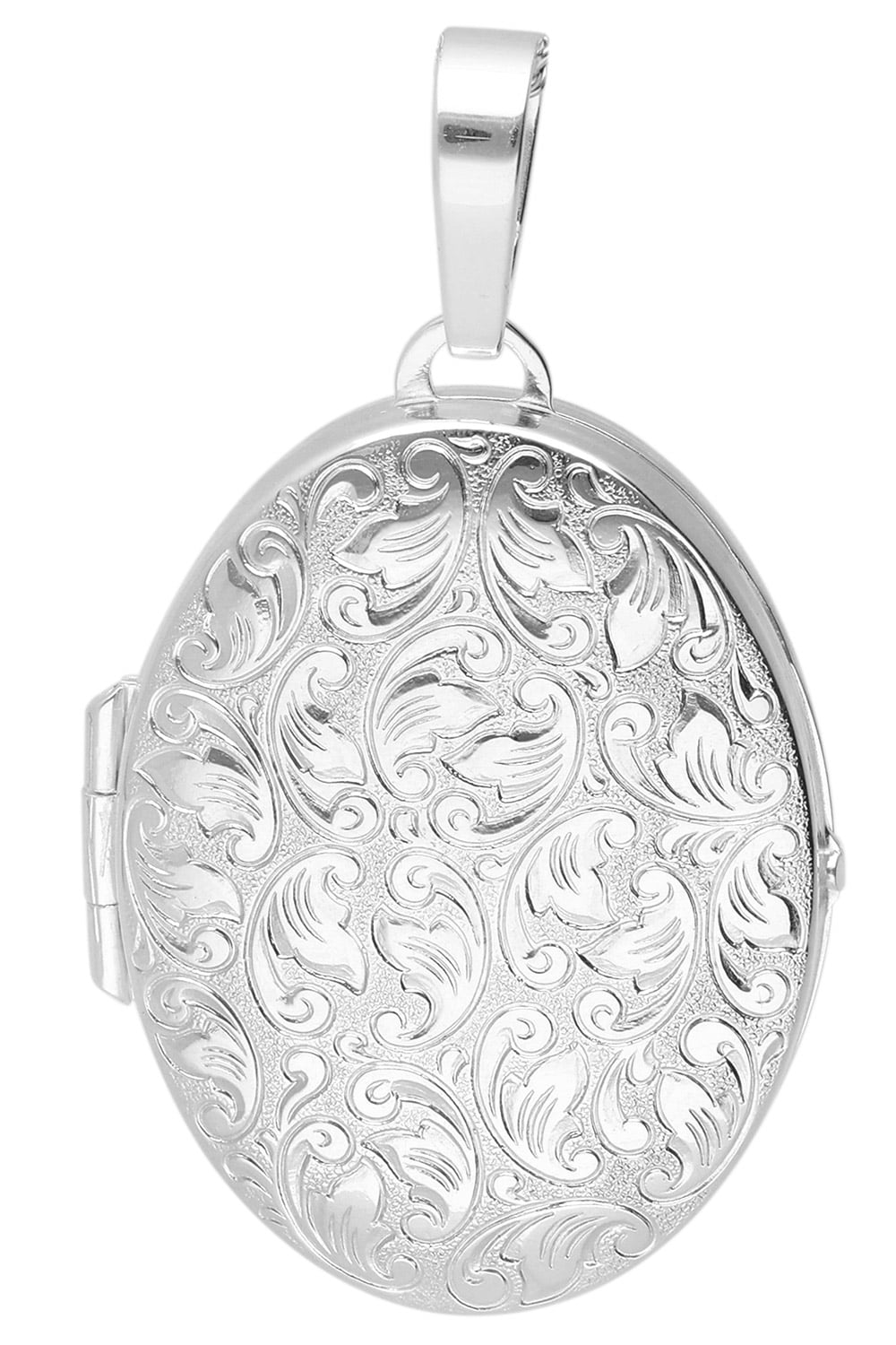trendor 21571 Medaillon Anhänger 925 Sterlingsilber Oval 31x23 mm