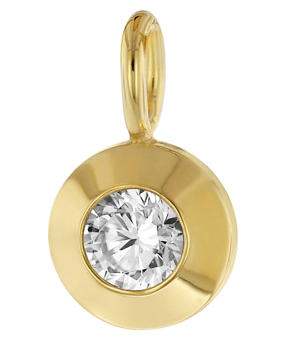 trendor 21572 Damen Schmuck-Anhänger Gold 333/8K mit Zirkonia