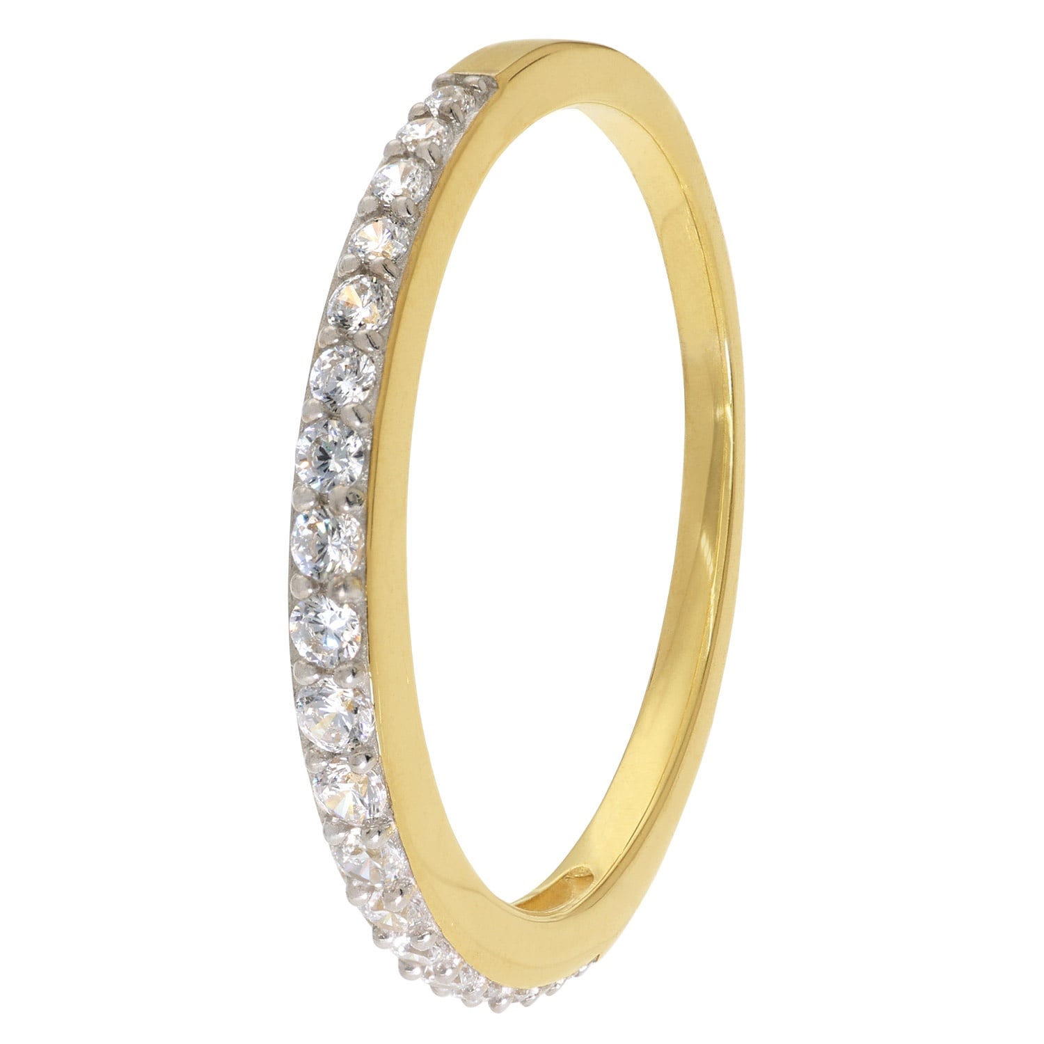 trendor 21648 Damenring Gold 333/8K mit Zirkonia