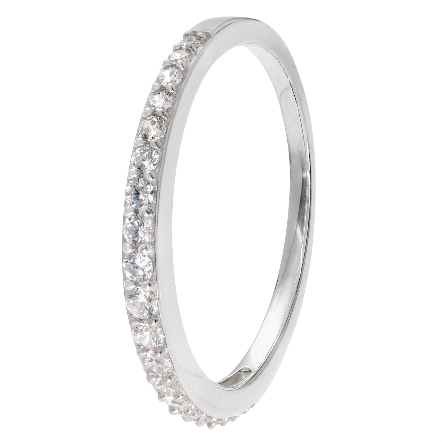 trendor 21654 Damenring Silber 925 mit Zirkonia