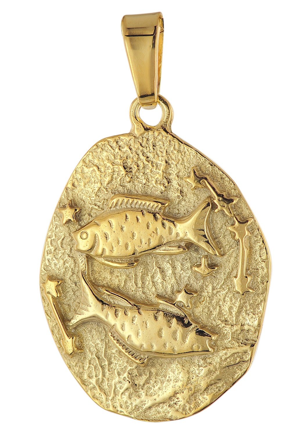 trendor 51982-3 Sternzeichen-Anhänger Fische Gold 333 / 8K 20 mm