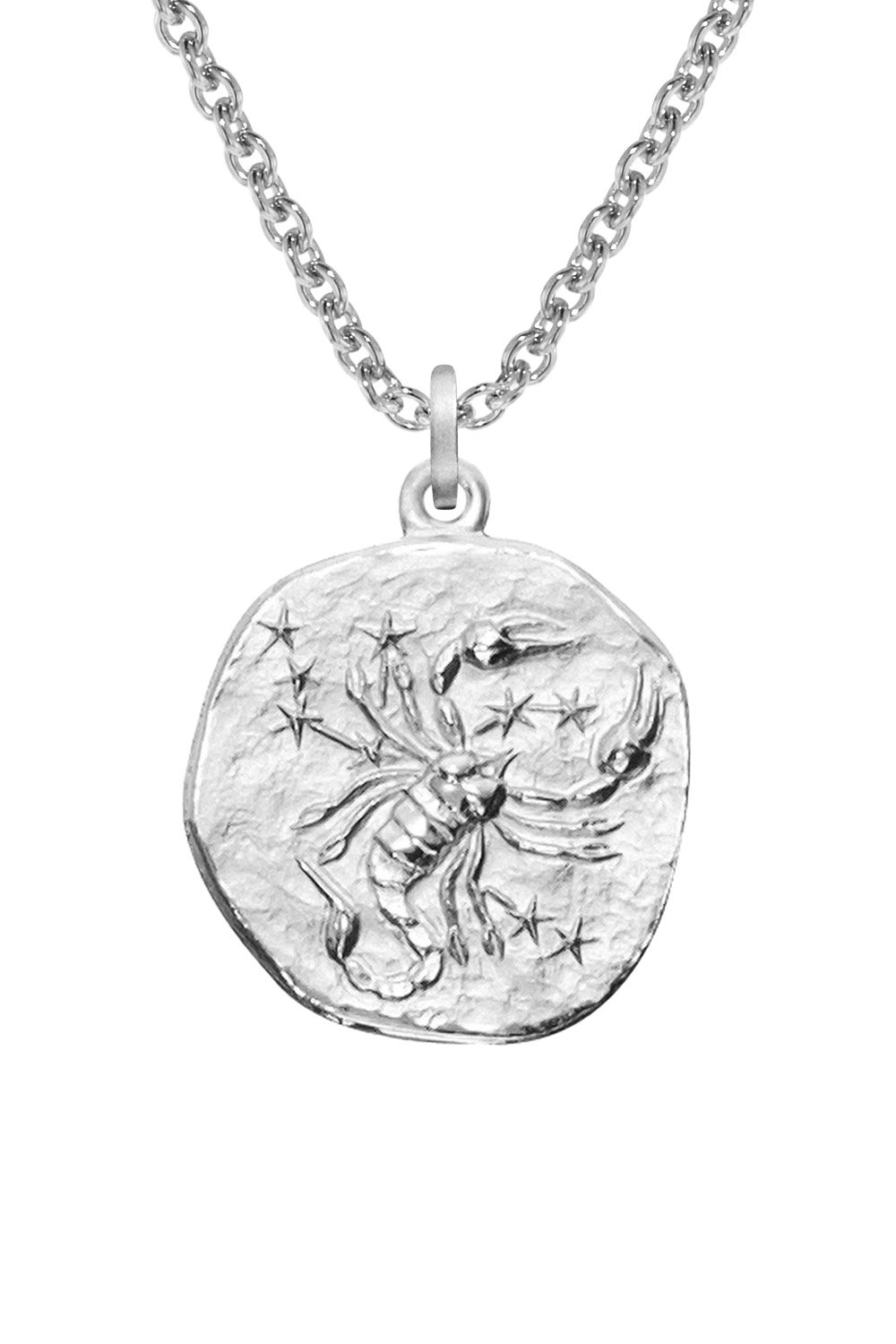 trendor 08441-11 Sternzeichen Skorpion mit Halskette 925 Silber Ø 16 mm