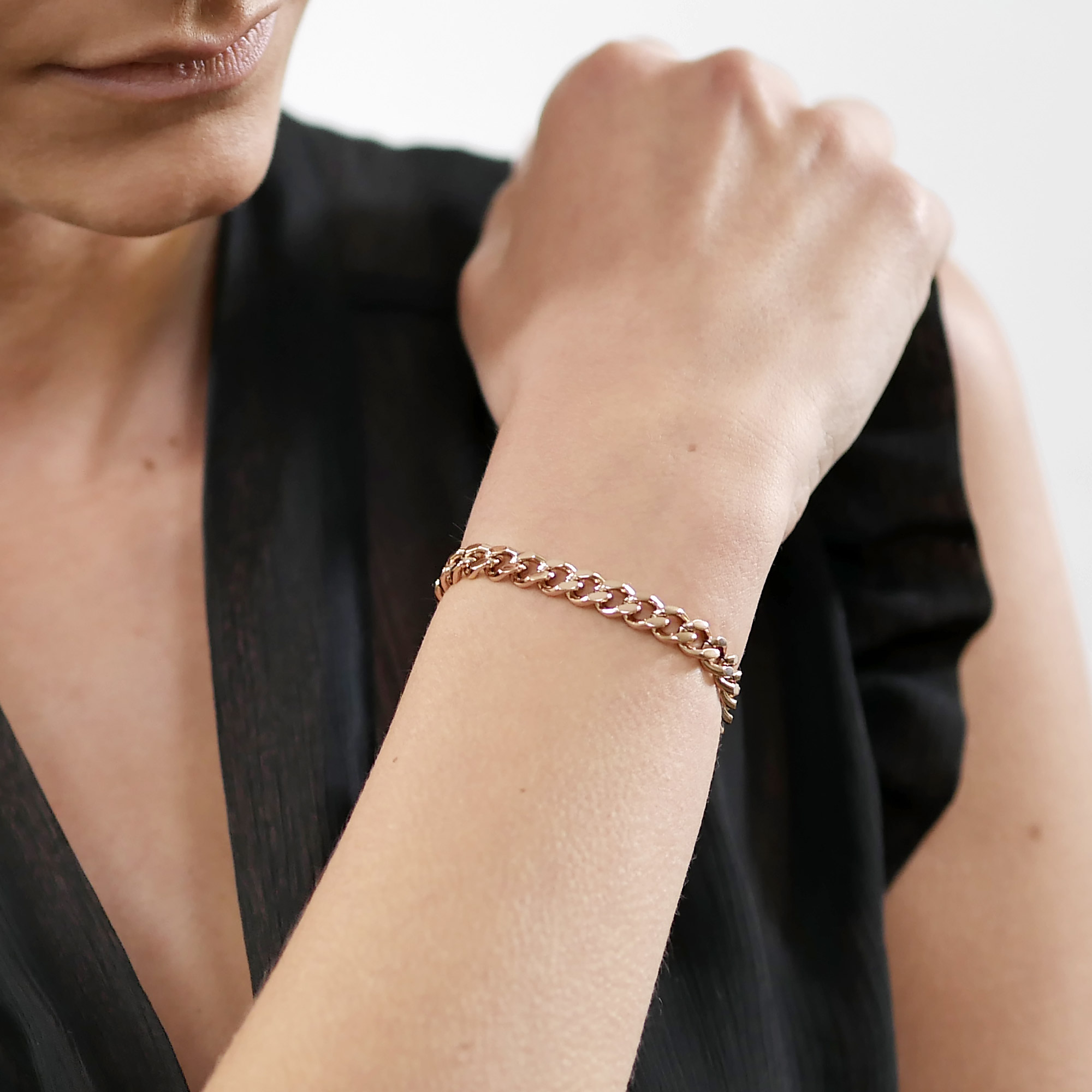 trendor Damen-Armband Edelstahl mit 16 Roségold-Beschichtung • uhrcenter 75894 cm