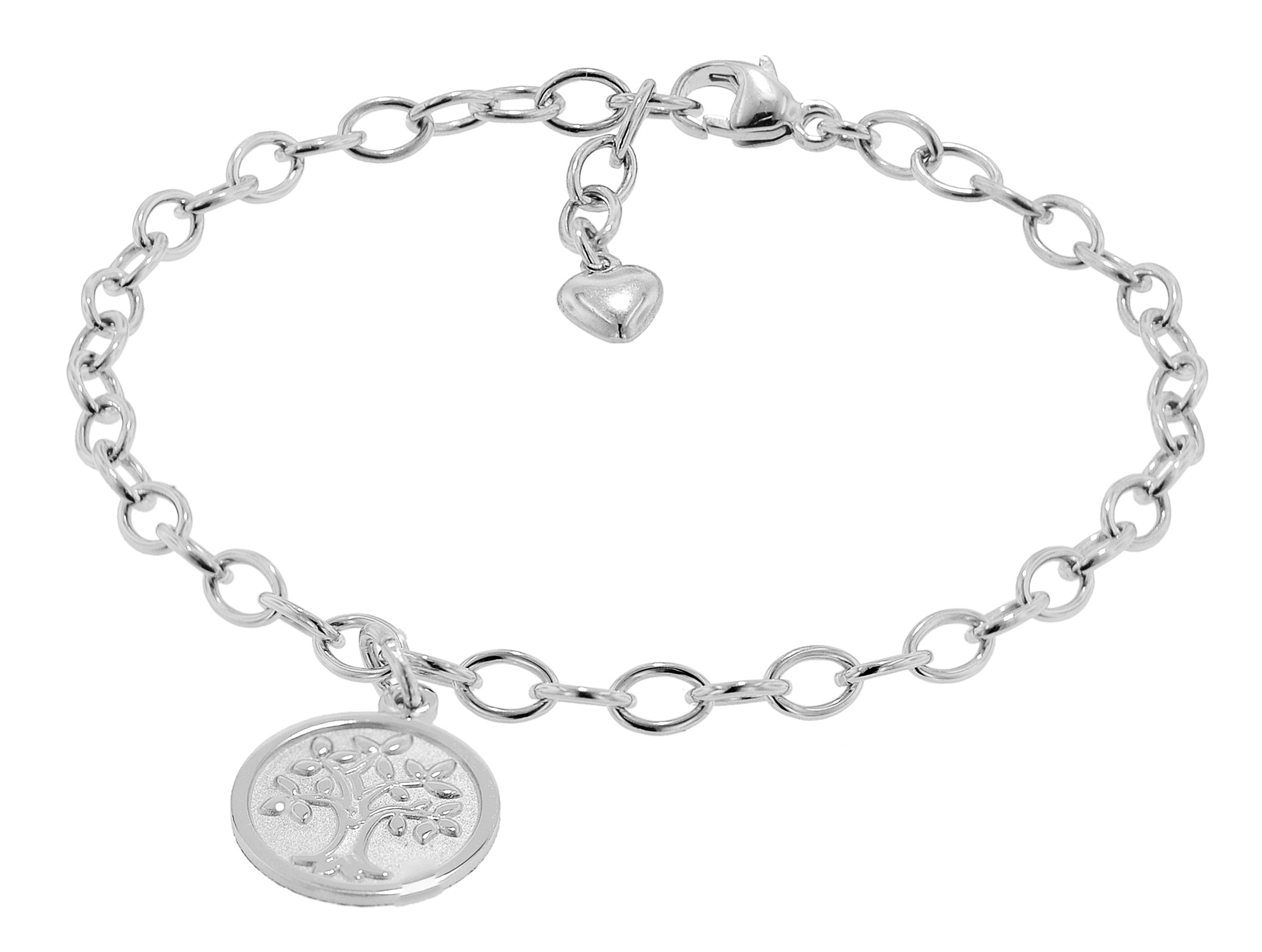 trendor 51175 Mädchen-Armband mit Lebensbaum 925 Sterlingsilber 18 cm