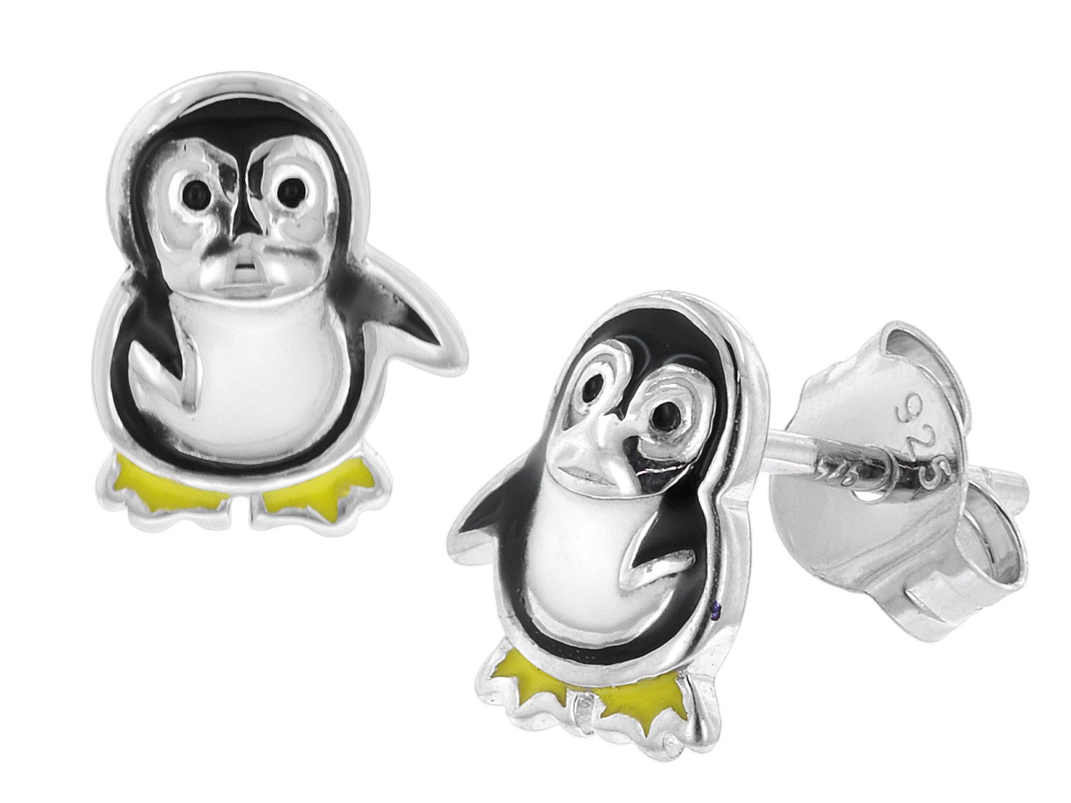 Pinguin trendor • 41640 Ohrstecker Silber Ohrringe Kinder 925 uhrcenter