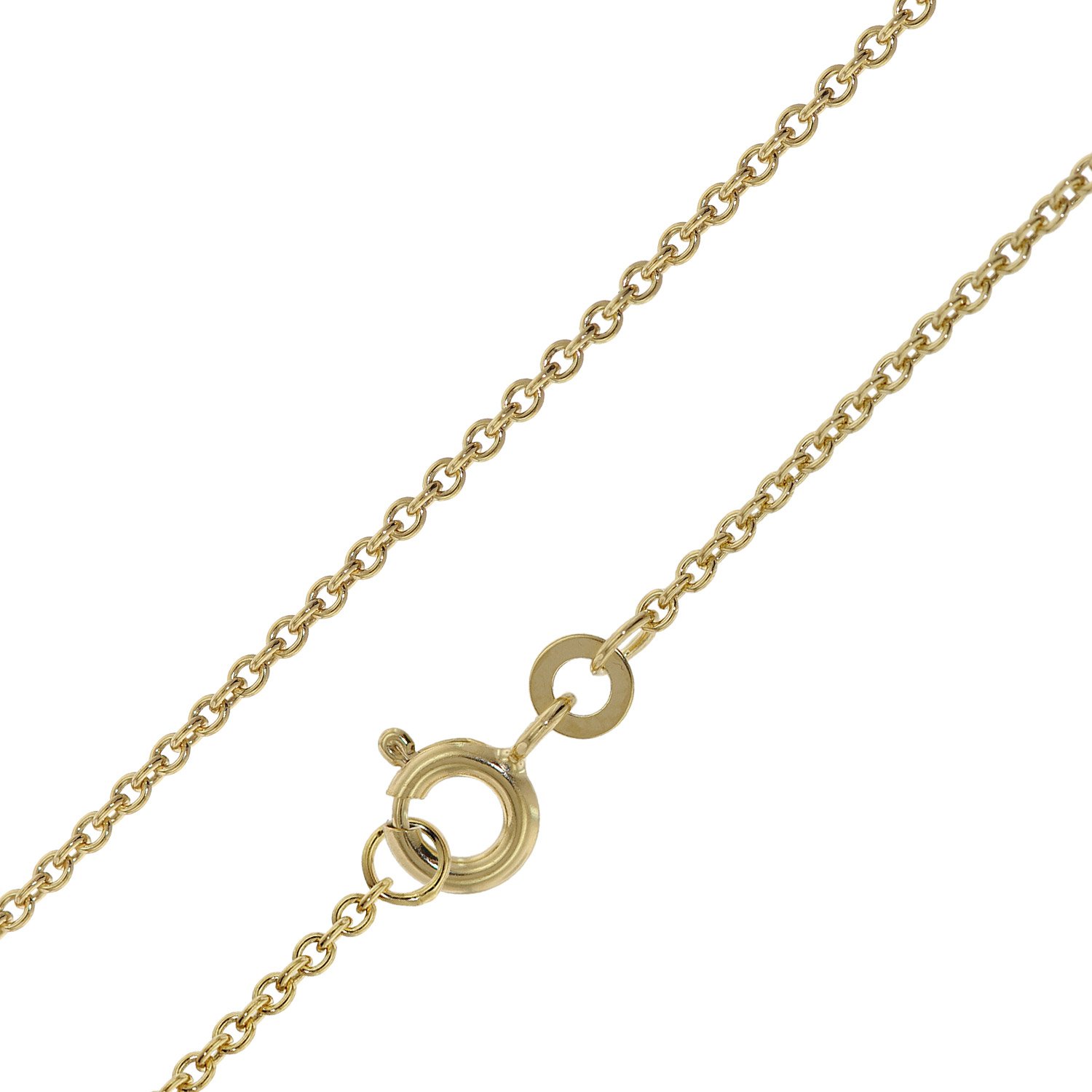 trendor 72047 Halskette für Damen und Herren Gold 333 Ankermuster 1,5 mm