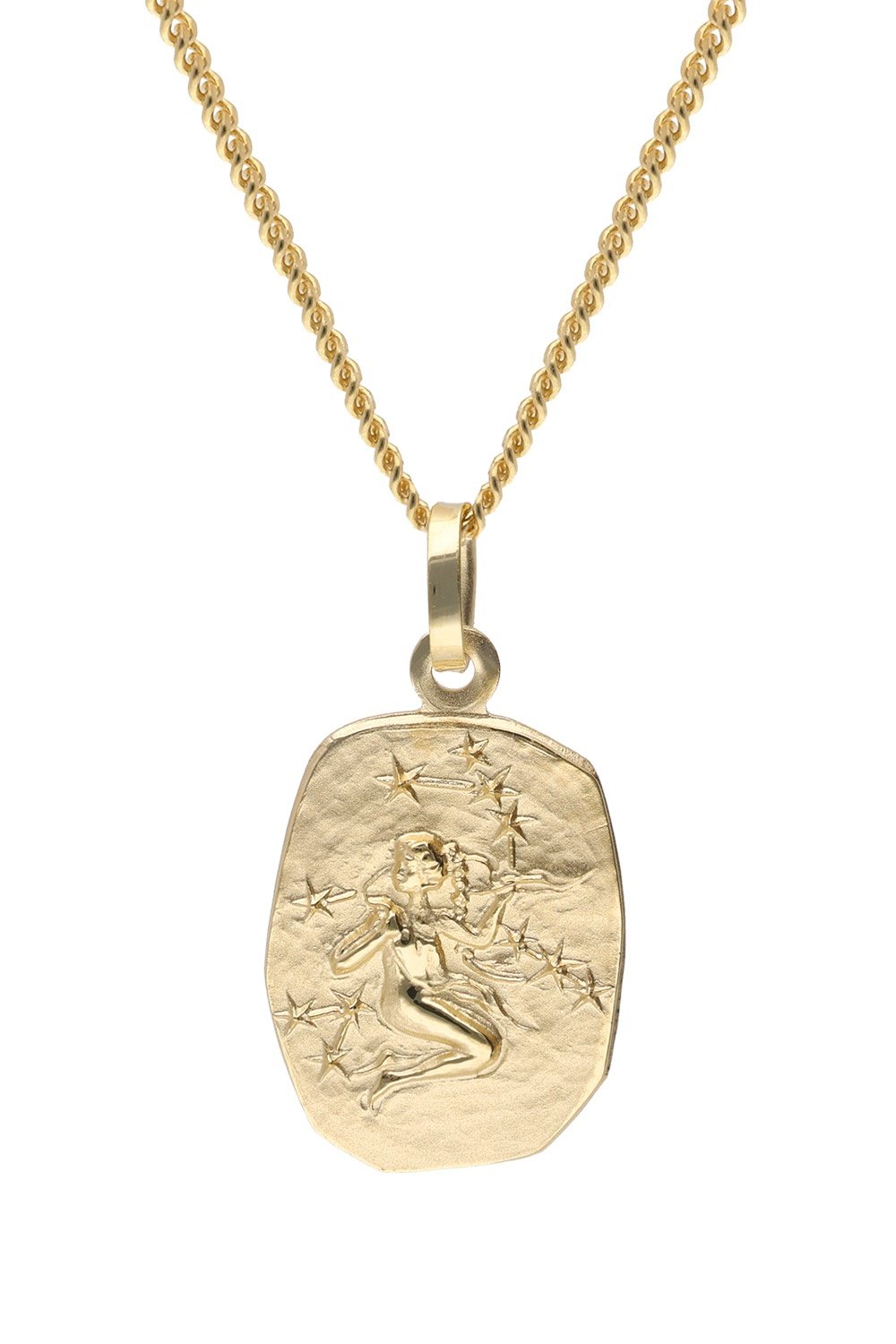 trendor 15436-09 Jungfrau Sternzeichen Gold 585 mit vergoldeter Silberkette
