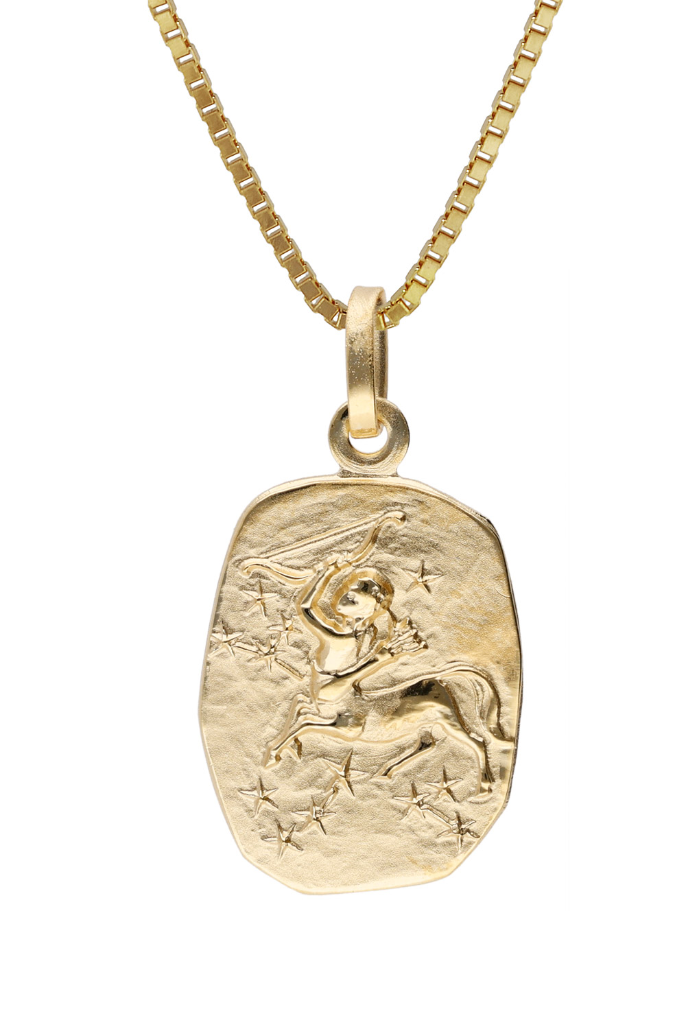 trendor 15382-12 Schütze Sternzeichen Gold 333 mit vergoldeter Silberkette