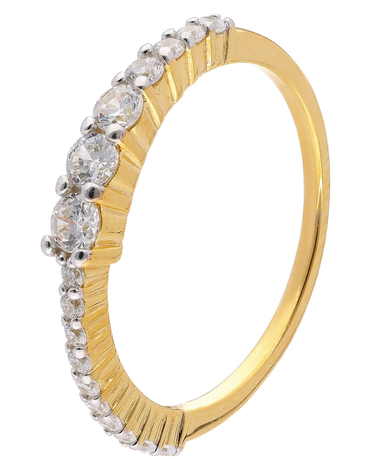 trendor 68470 Damenring Gold 333/8K Zirkonia-Ring