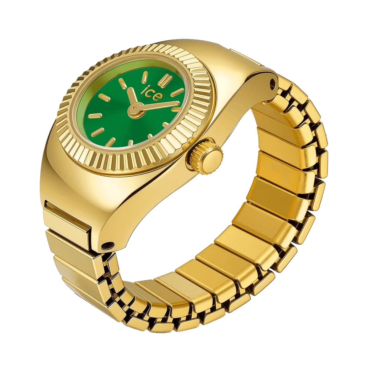 Ice-Watch 025517 Ringuhr Chouchou Goldfarben/Grün