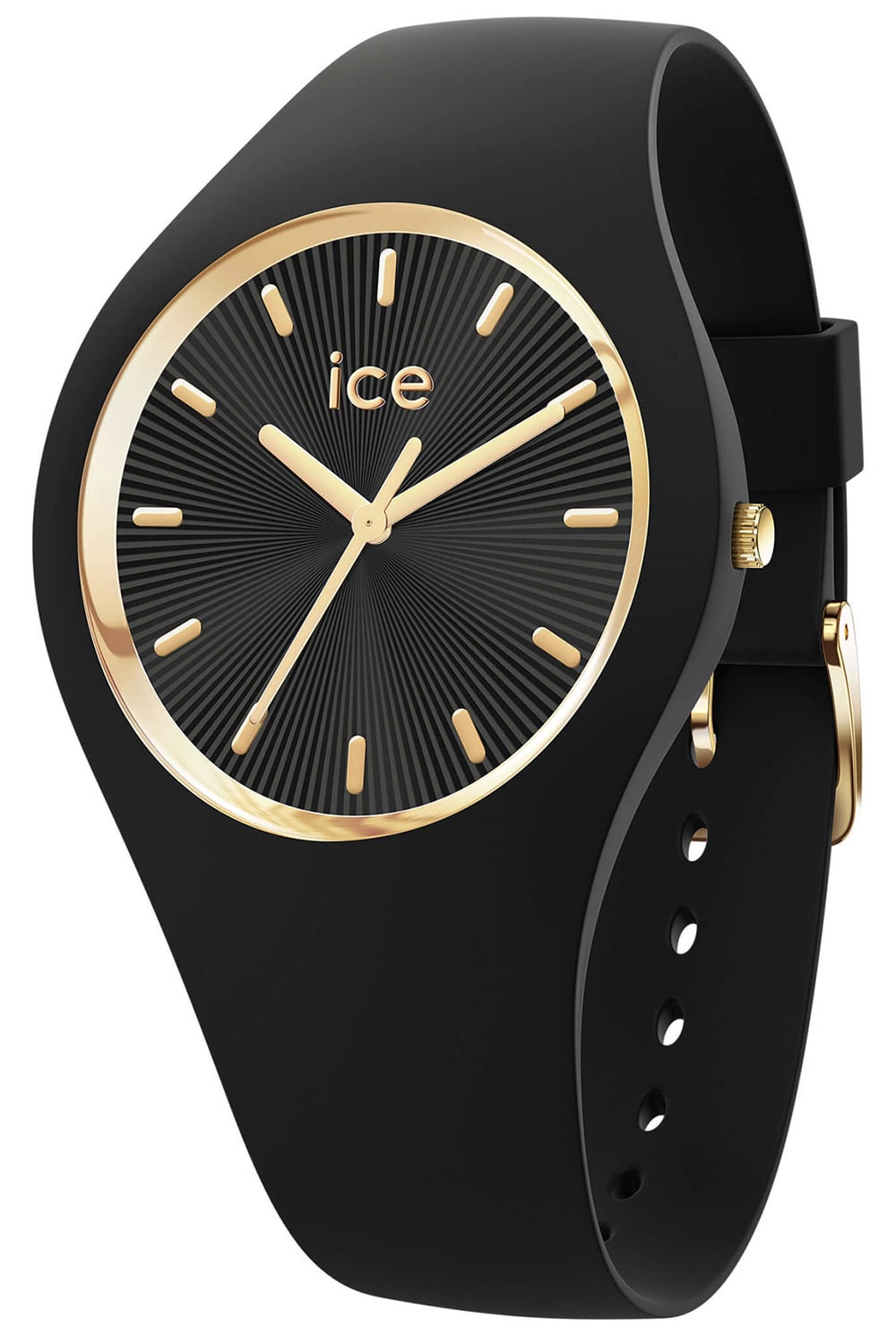 Ice-Watch 025354 Damen-Armbanduhr ICE Champagne M Schwarz