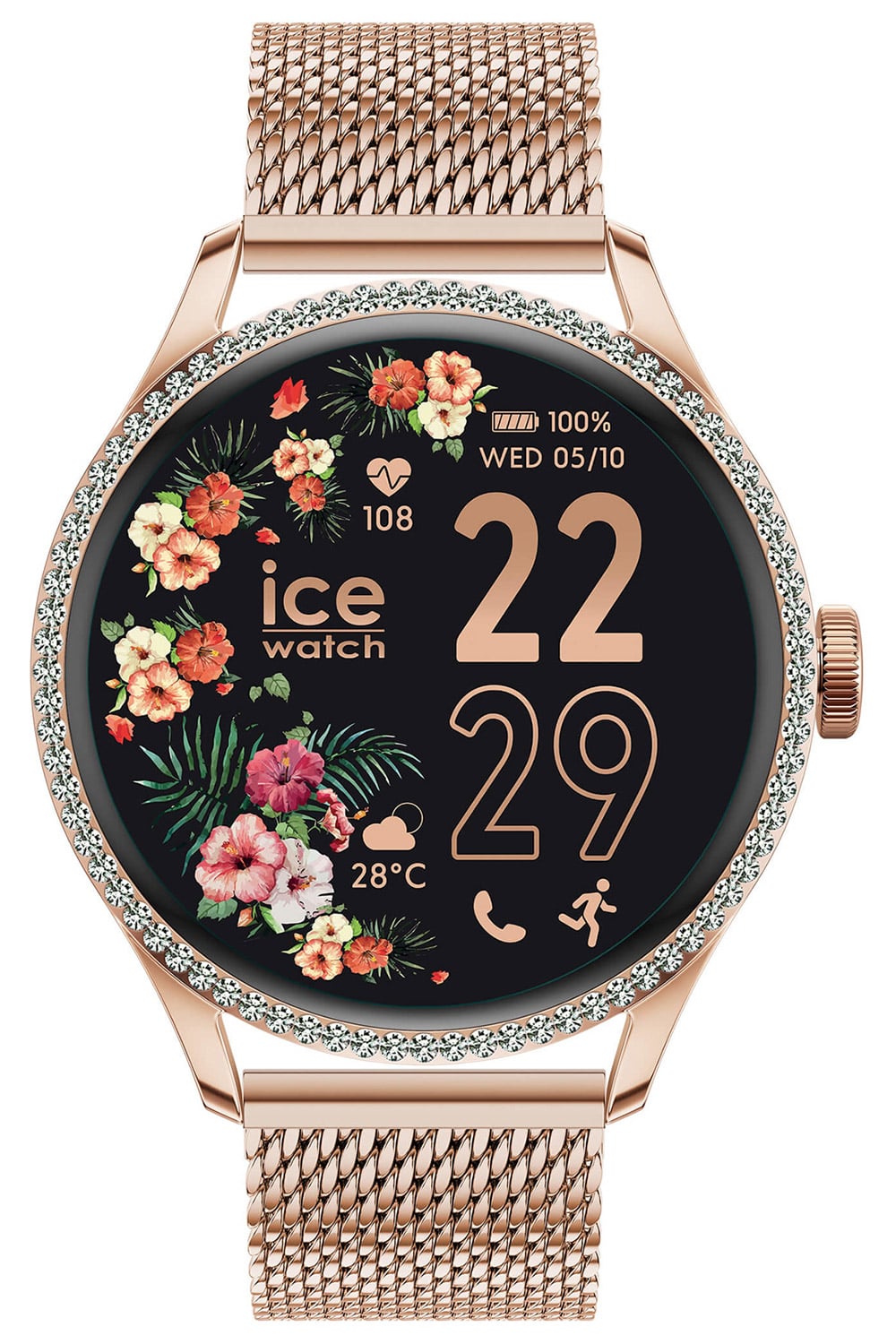 Ice-Watch 025317 Smartwatch ICE Smart ST 2.0 Rund S Roségoldfarben