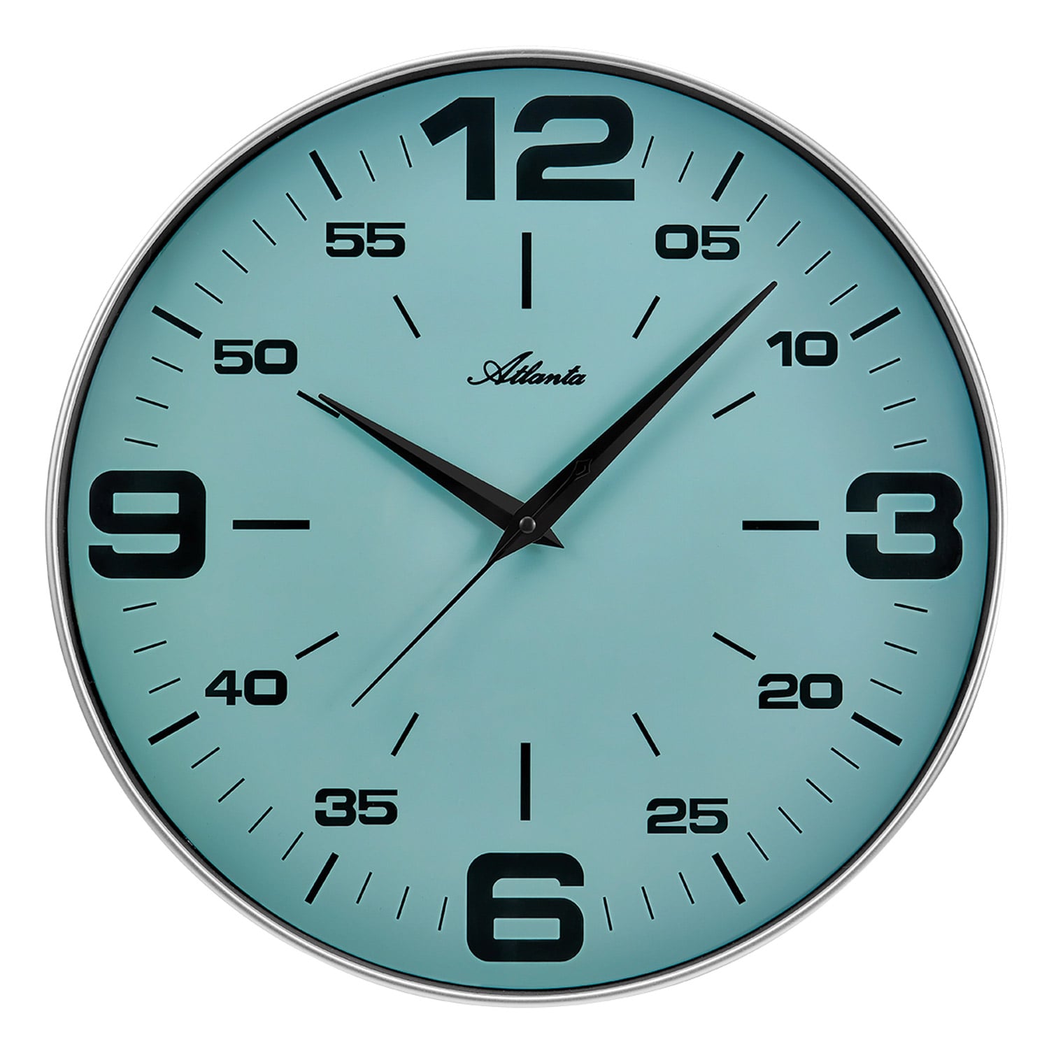 Atlanta 4552/6 Wanduhr Quarz Türkis