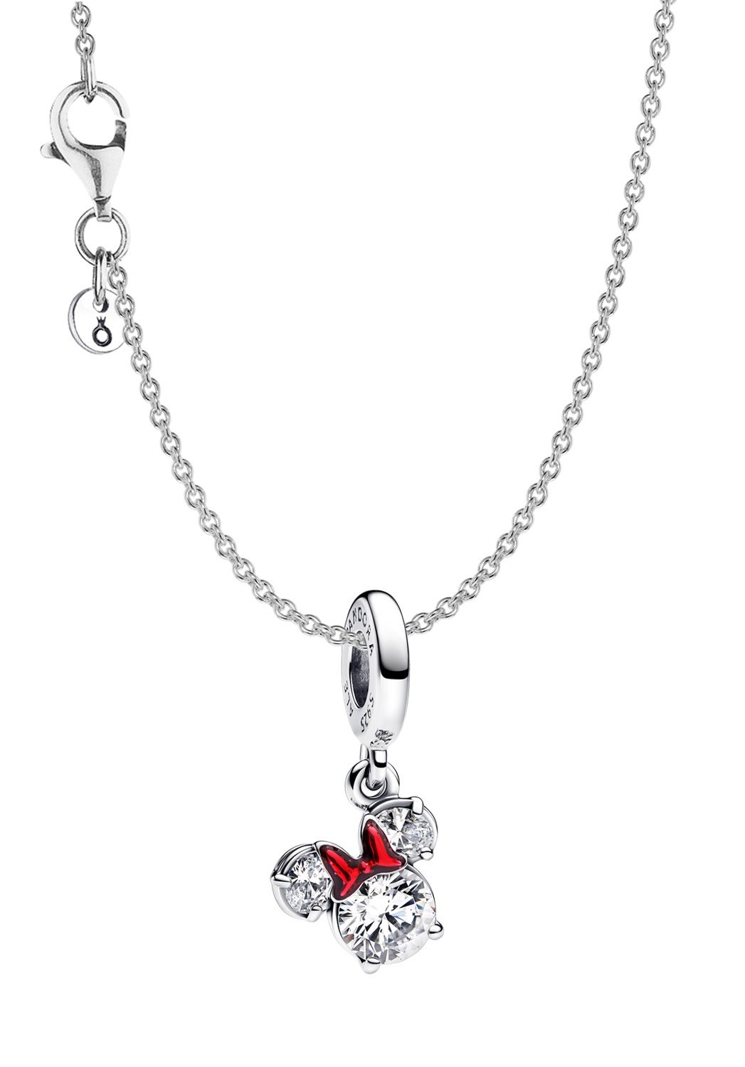 Pandora 68628 Damencollier Geschenkset Silber Disney Minnie Maus Silhouette