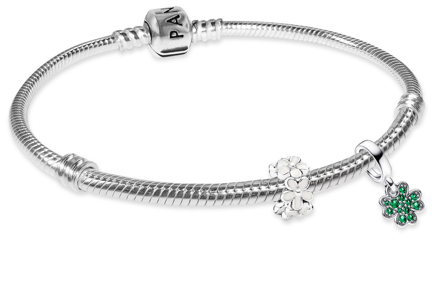 Pandora 68629 Damenarmband Silber Starter-Set Glücksbringer