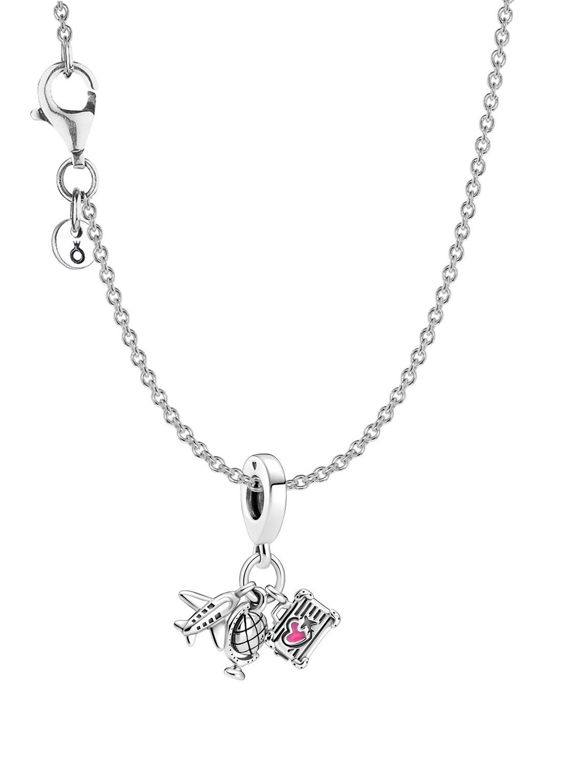 Pandora 68637 Damencollier Geschenkset Silber Reise