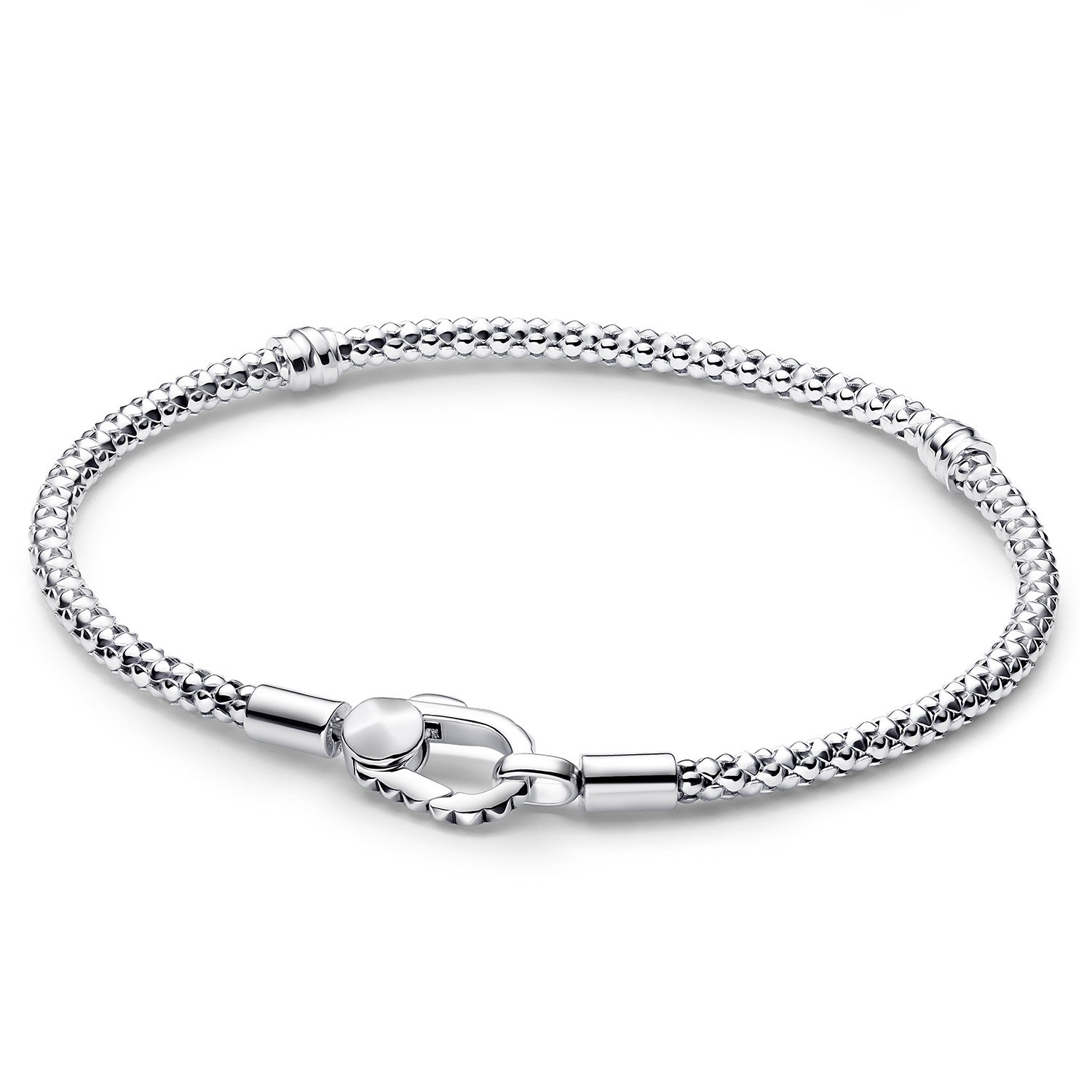 Pandora 593681C00 Armband für Charms Silber Nieten