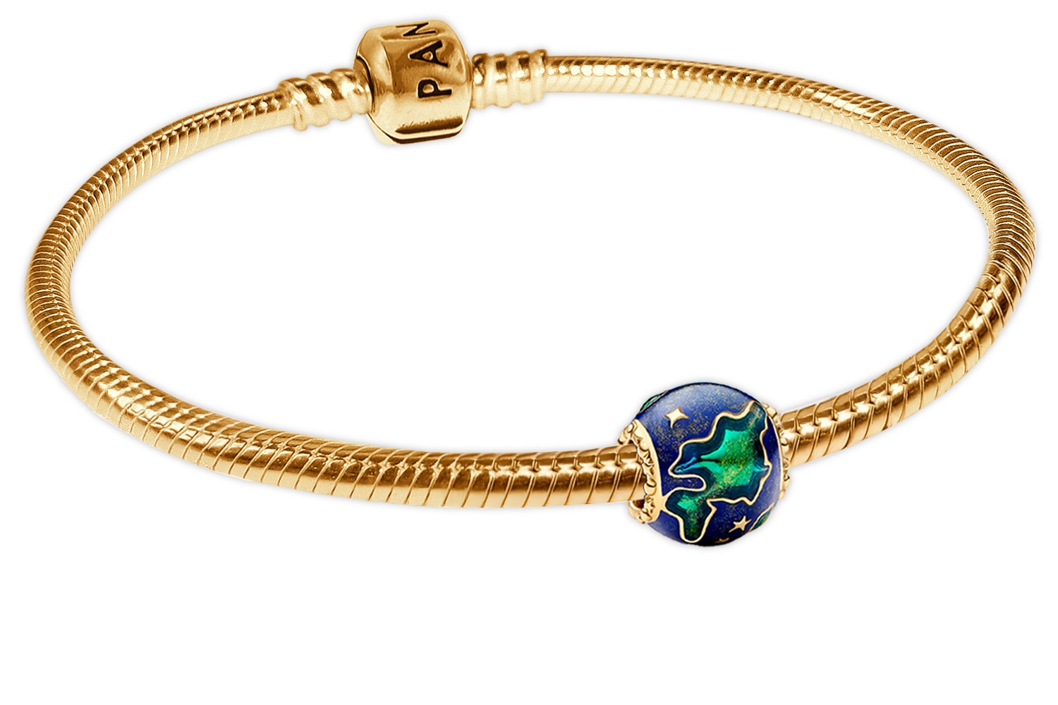 Pandora 28195 Damenarmband Planet Erde Goldfarben Starter-Set