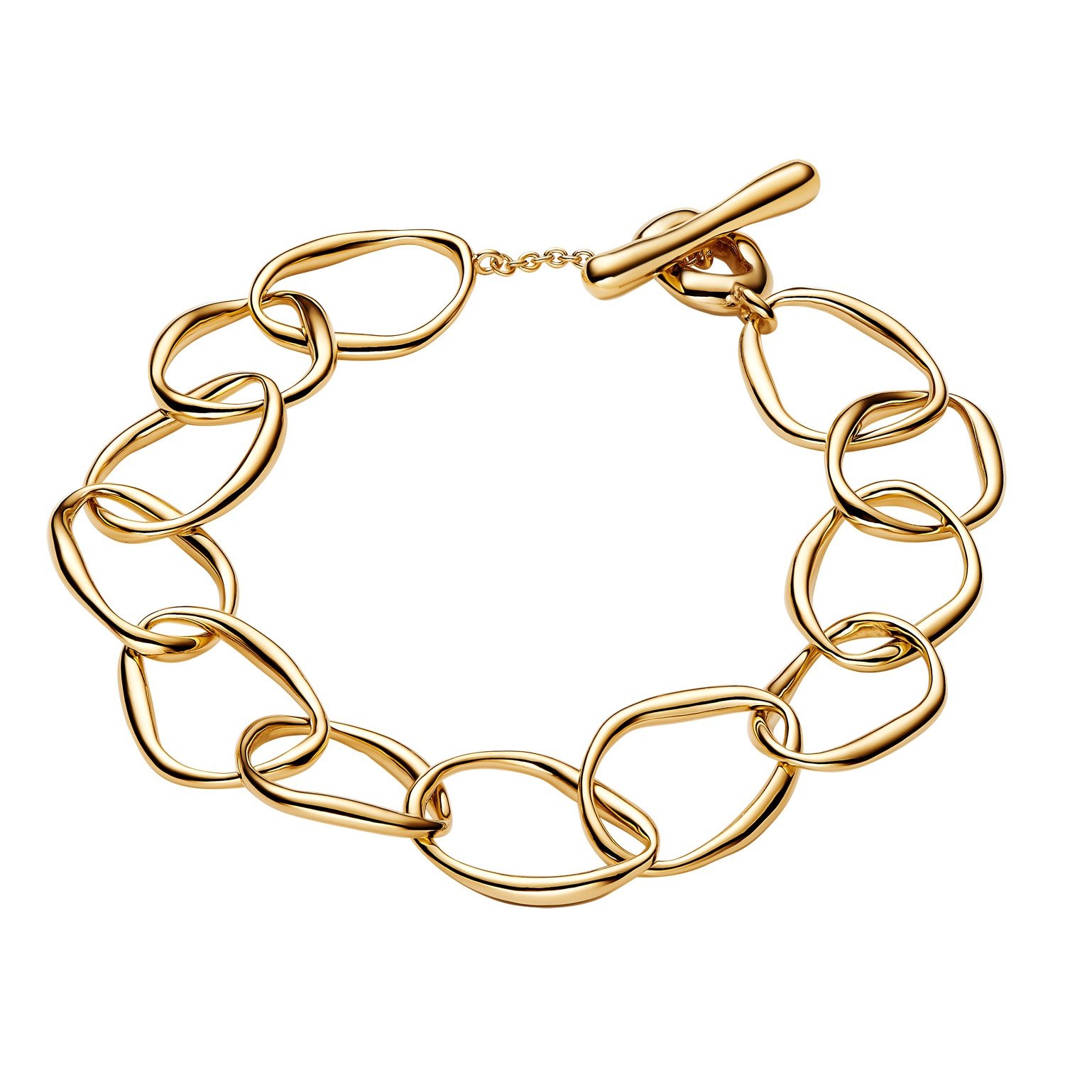 Pandora 563864C00 Damen-Armband Organisch Geformt Goldfarben Pandora 563864C00 Damen-Armband Organisch Geformt Goldfarben