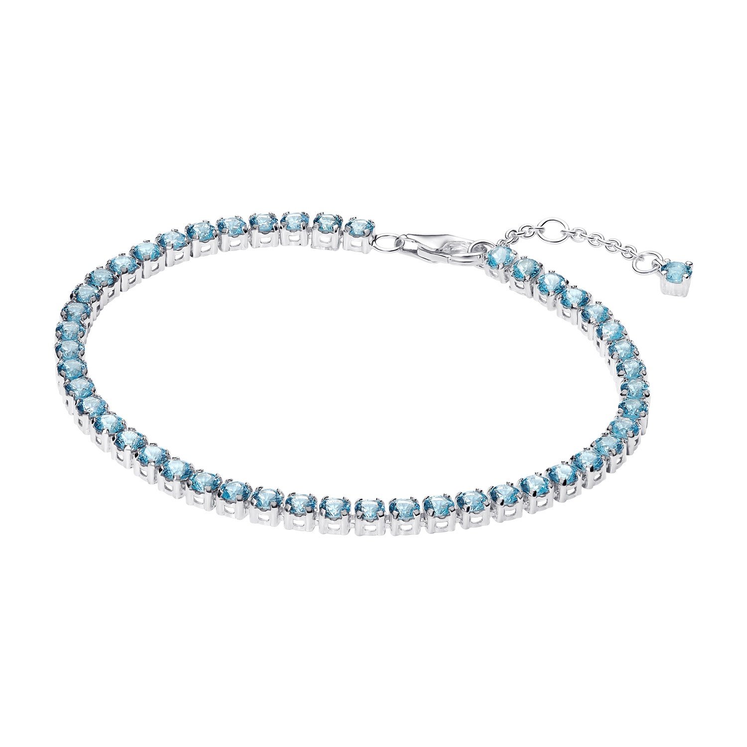 Pandora 591469C03 Damen-Tennisarmband Hellblau Silber Pandora 591469C03 Damen-Tennisarmband Hellblau Silber