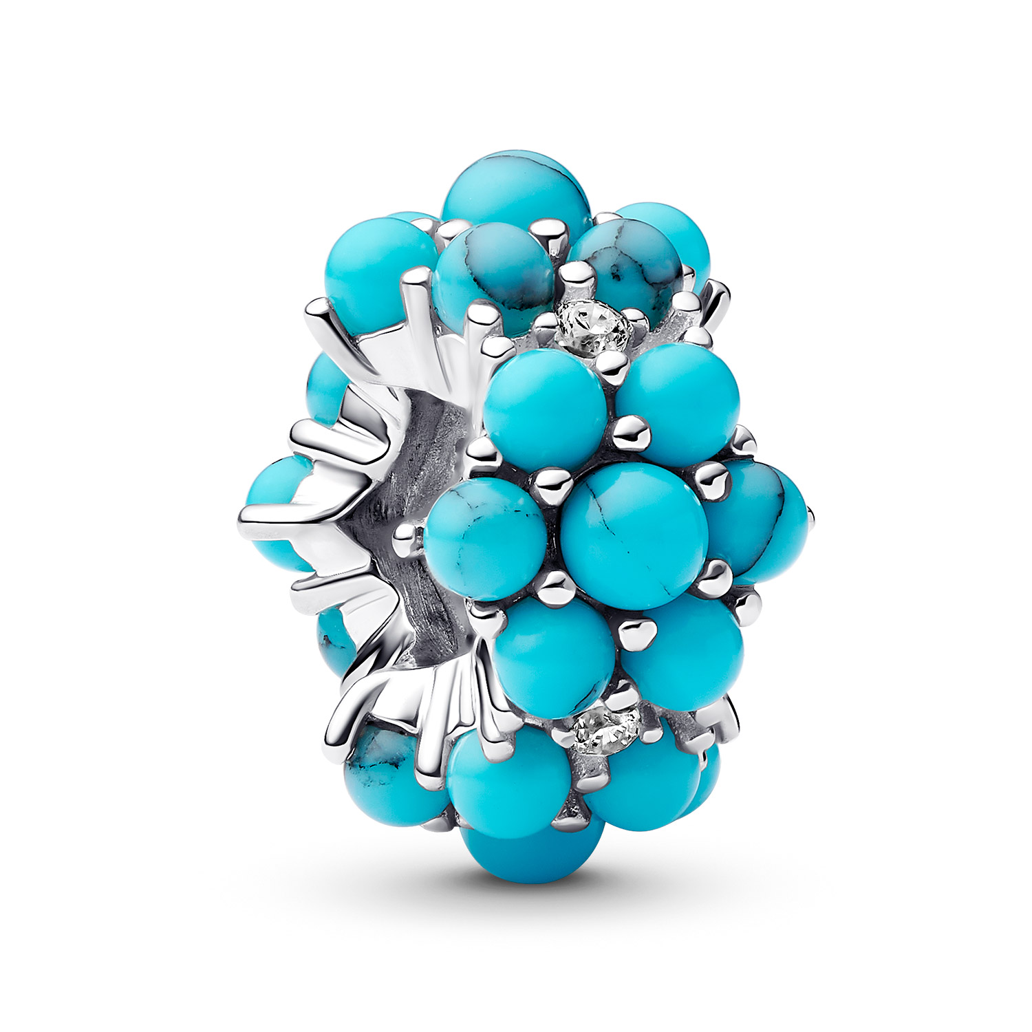 Pandora 793897C02 Silber Charm Türkisfarbener Ozean Pandora 793897C02 Silber Charm Türkisfarbener Ozean