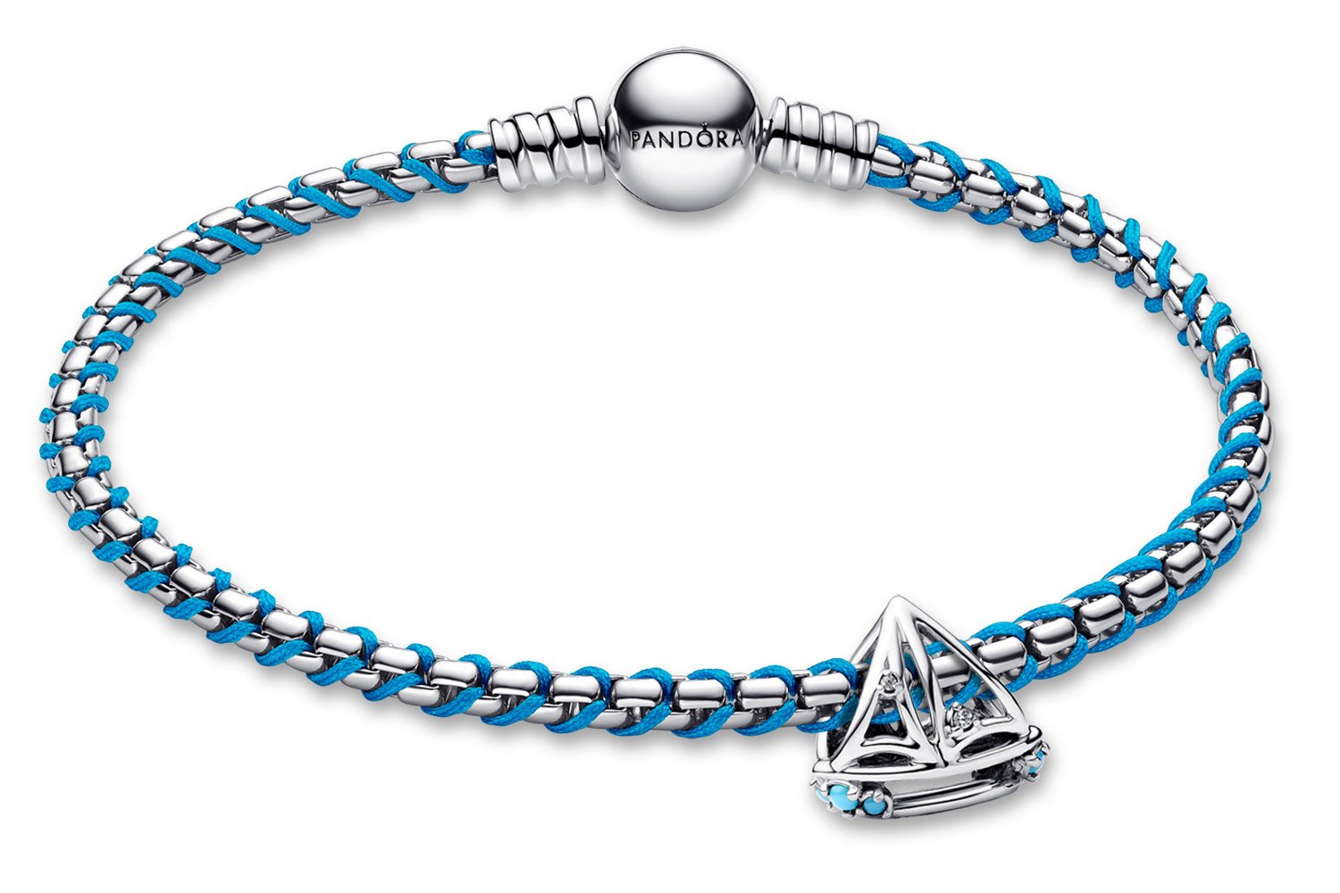 Pandora 28903 Damen-Armband Geschenk-Set Segelboot Türkisfarben Pandora 28903 Damen-Armband Geschenk-Set Segelboot Türkisfarben