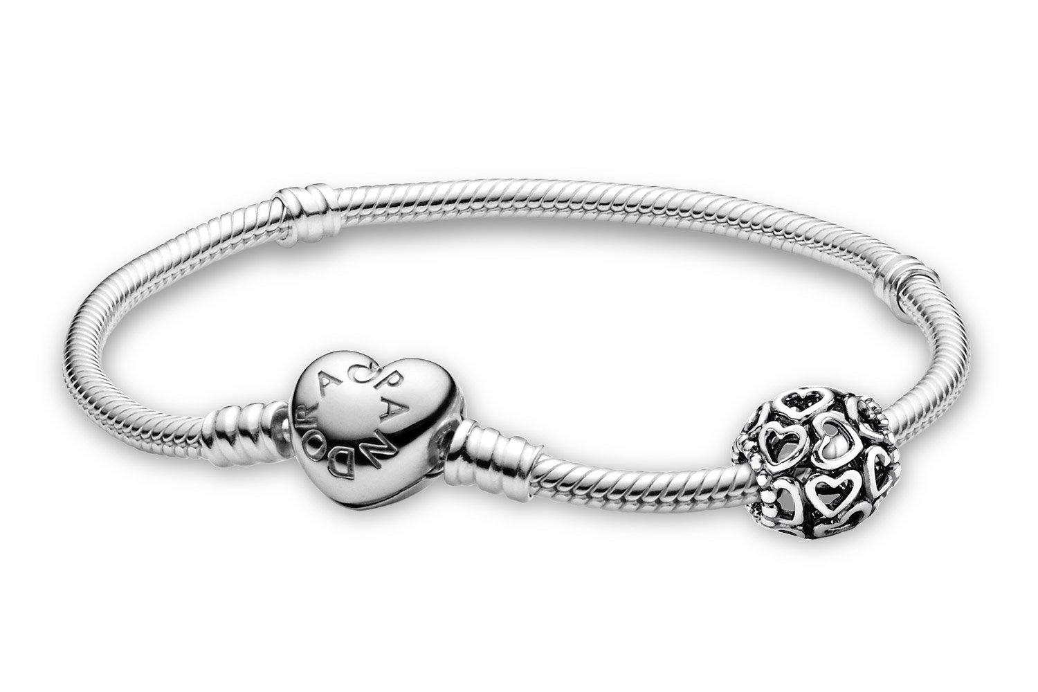 Pandora 28926 Geschenkset Damenarmband Silber Herzen