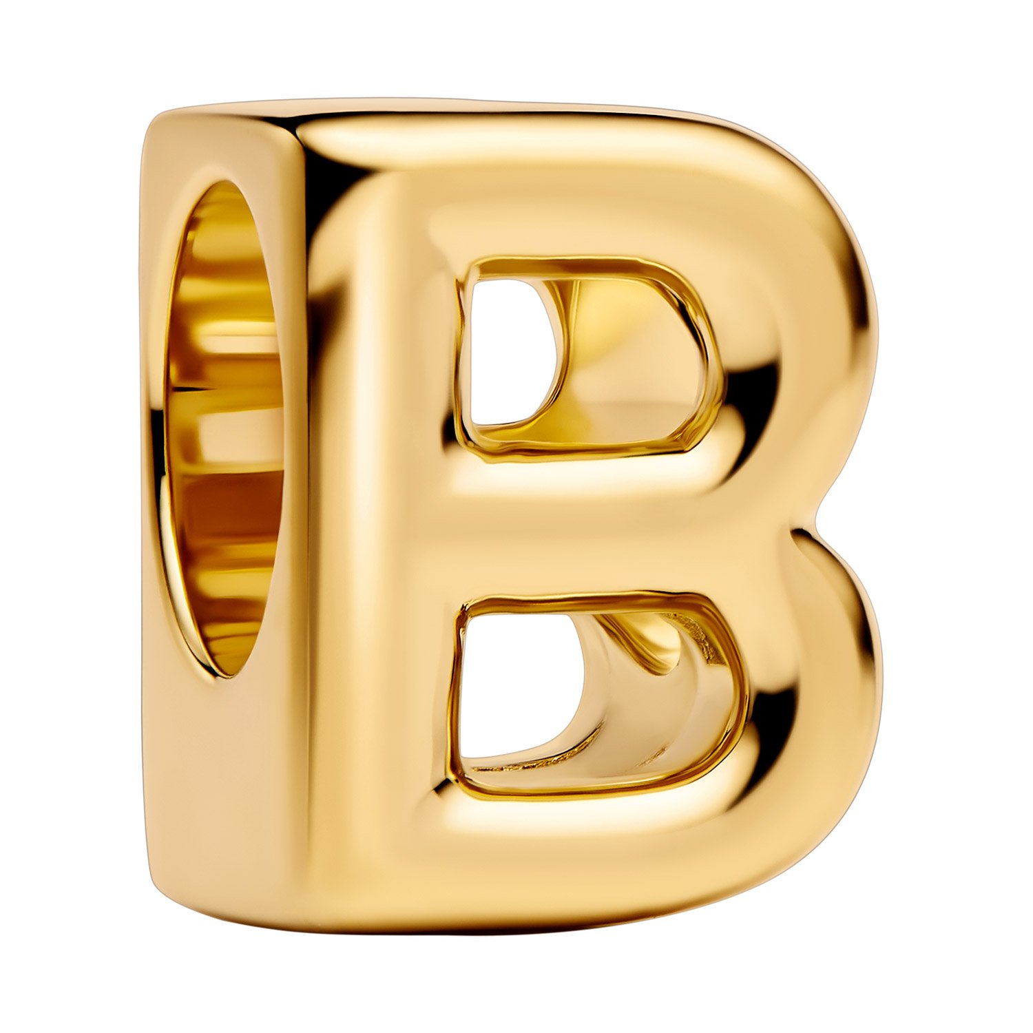 Pandora 763948C00 Mini-Charm Buchstabe B Goldfarben
