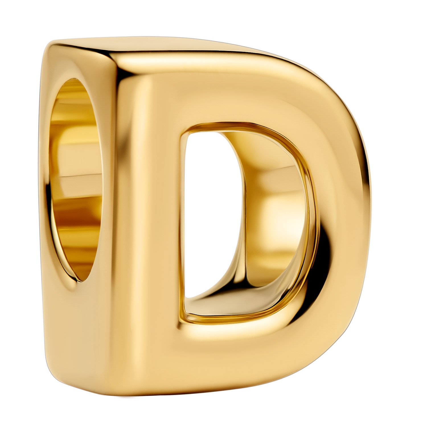 Pandora 763950C00 Mini-Charm Buchstabe D Goldfarben