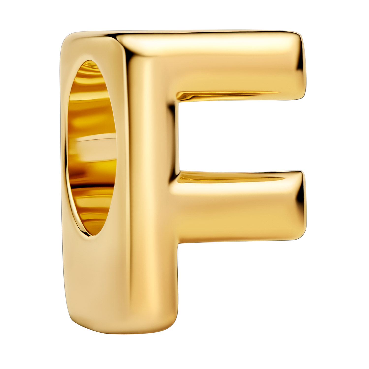 Pandora 763952C00 Mini-Charm Buchstabe F Goldfarben