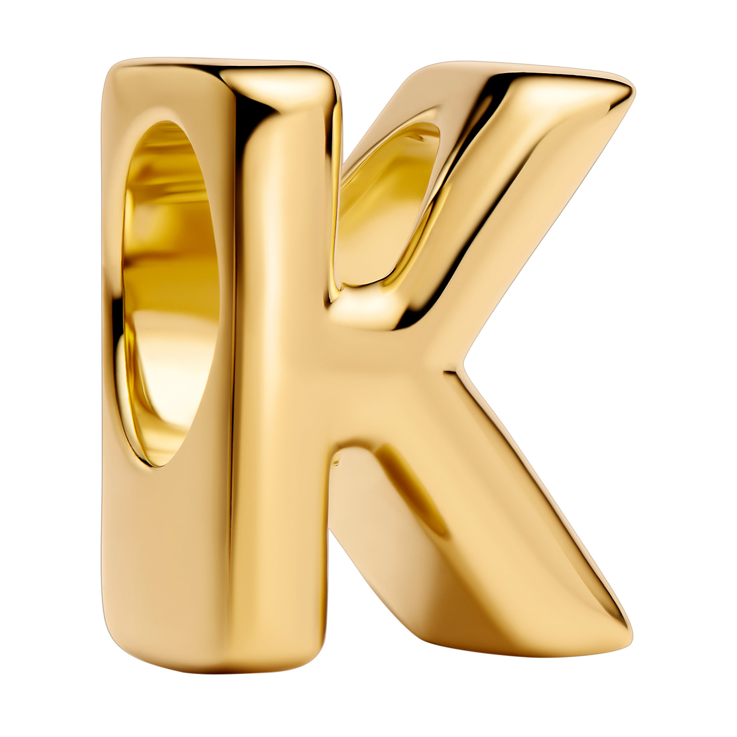 Pandora 763957C00 Mini-Charm Buchstabe K Goldfarben