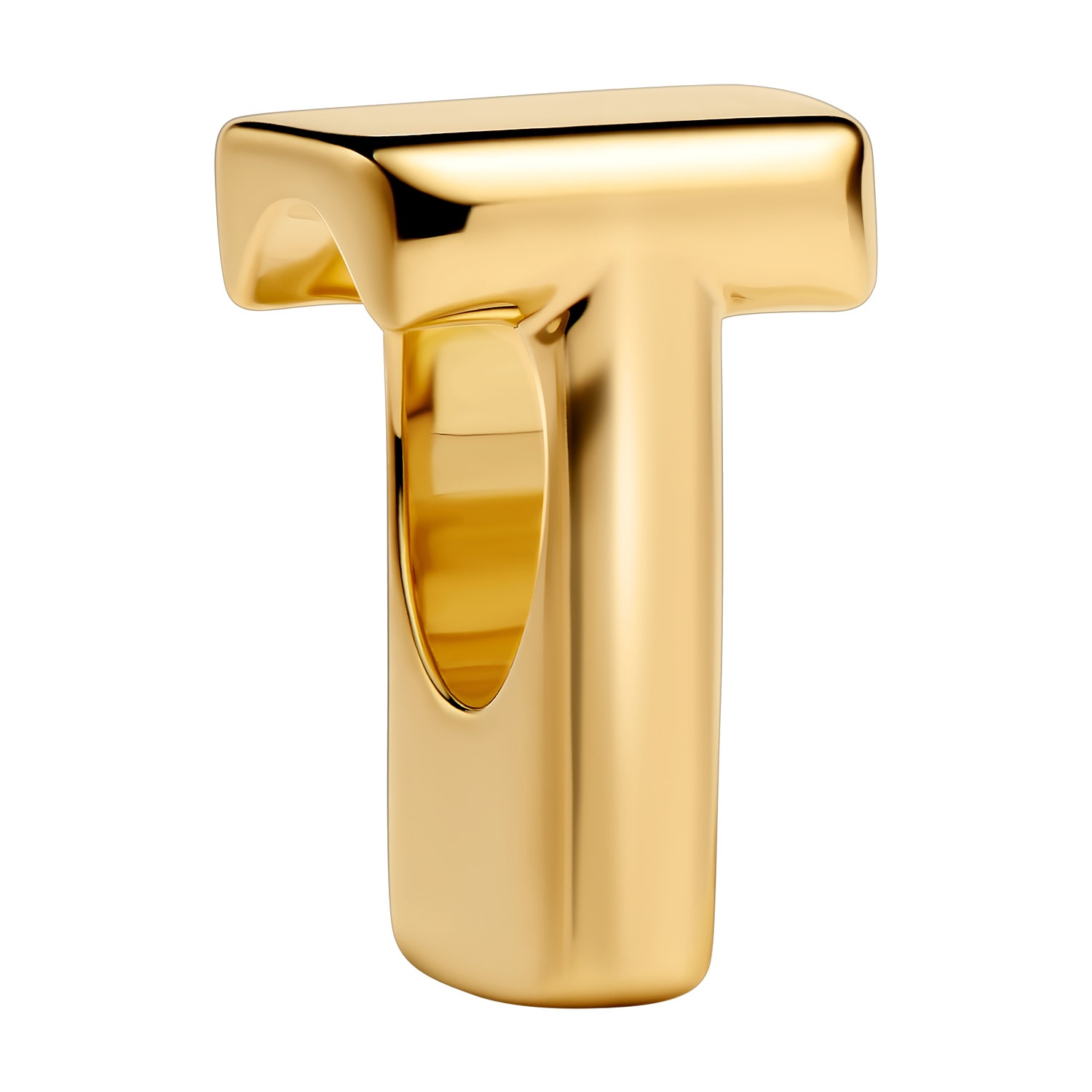 Pandora 763966C00 Mini-Charm Buchstabe T Goldfarben