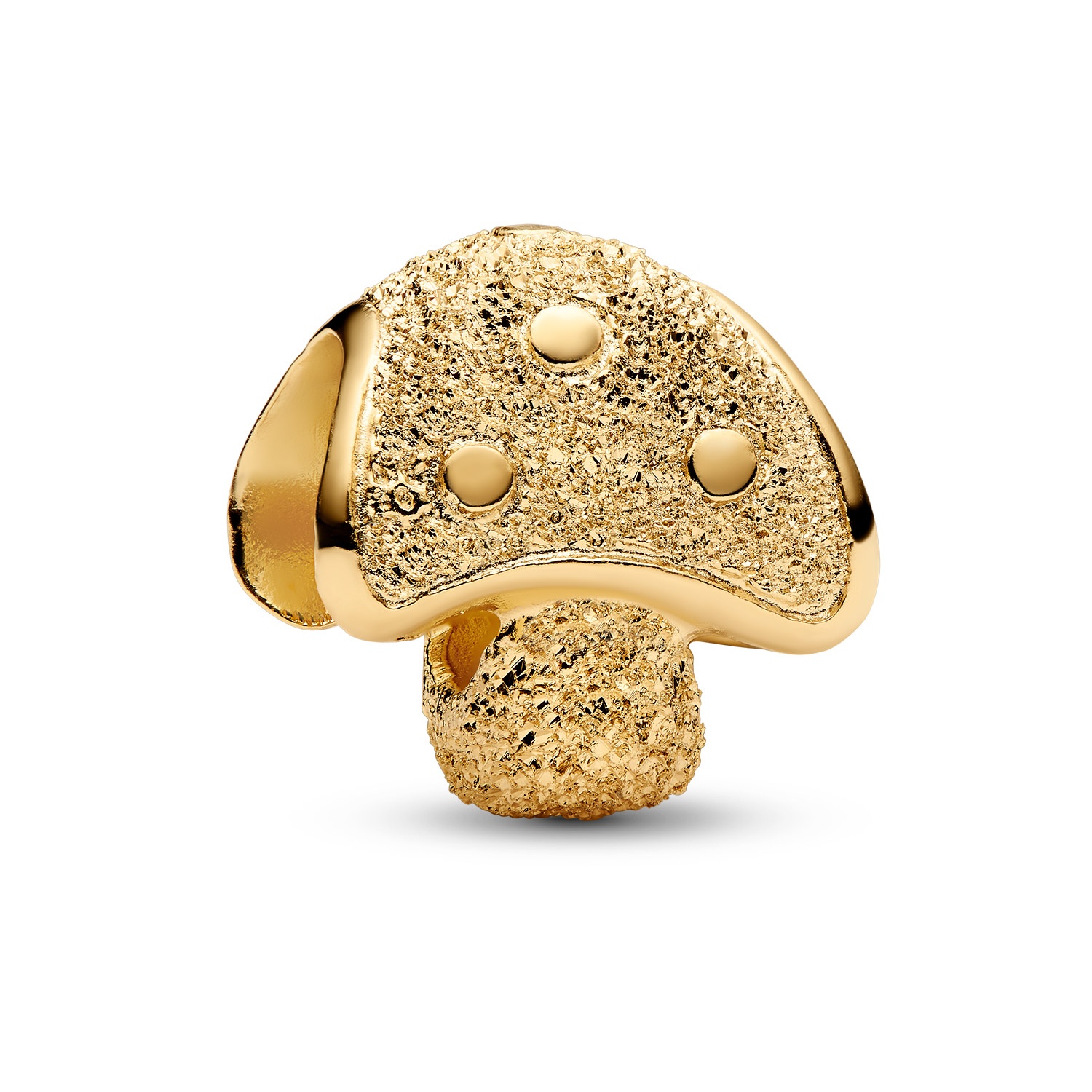 Pandora 764048C00 Charm Goldfarben Pilz Mini