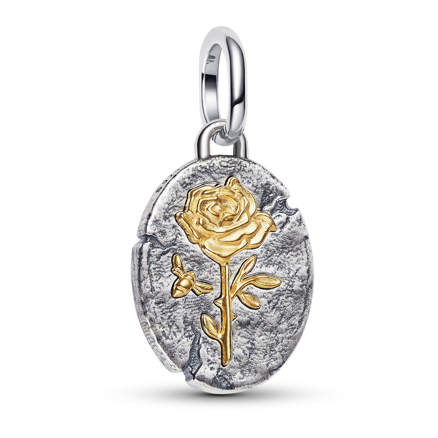 Pandora 764087C00 Medaillon Anhänger Zweifarbig Rose