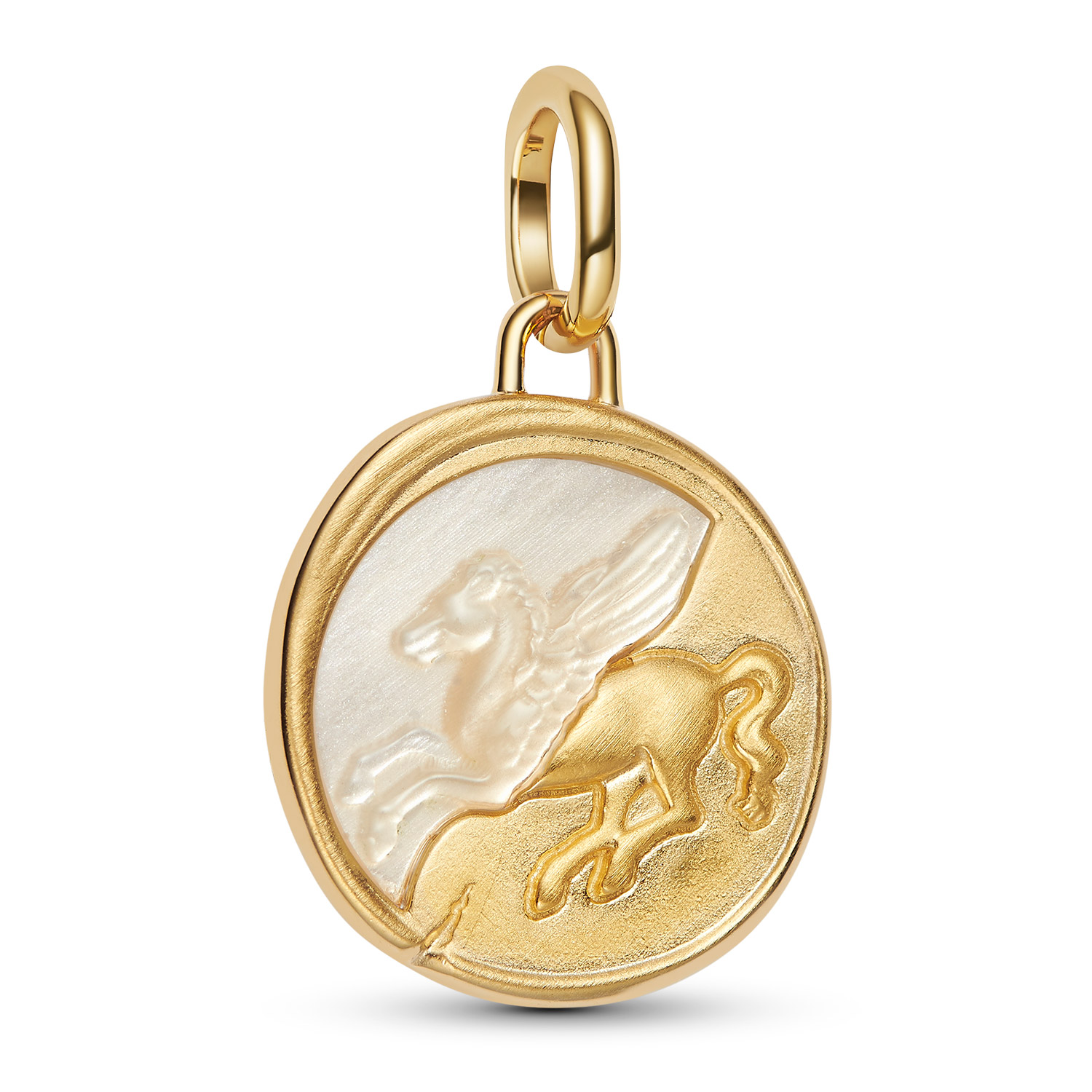 Pandora 764090C01 Medaillon Anhänger Goldfarben Pegasus
