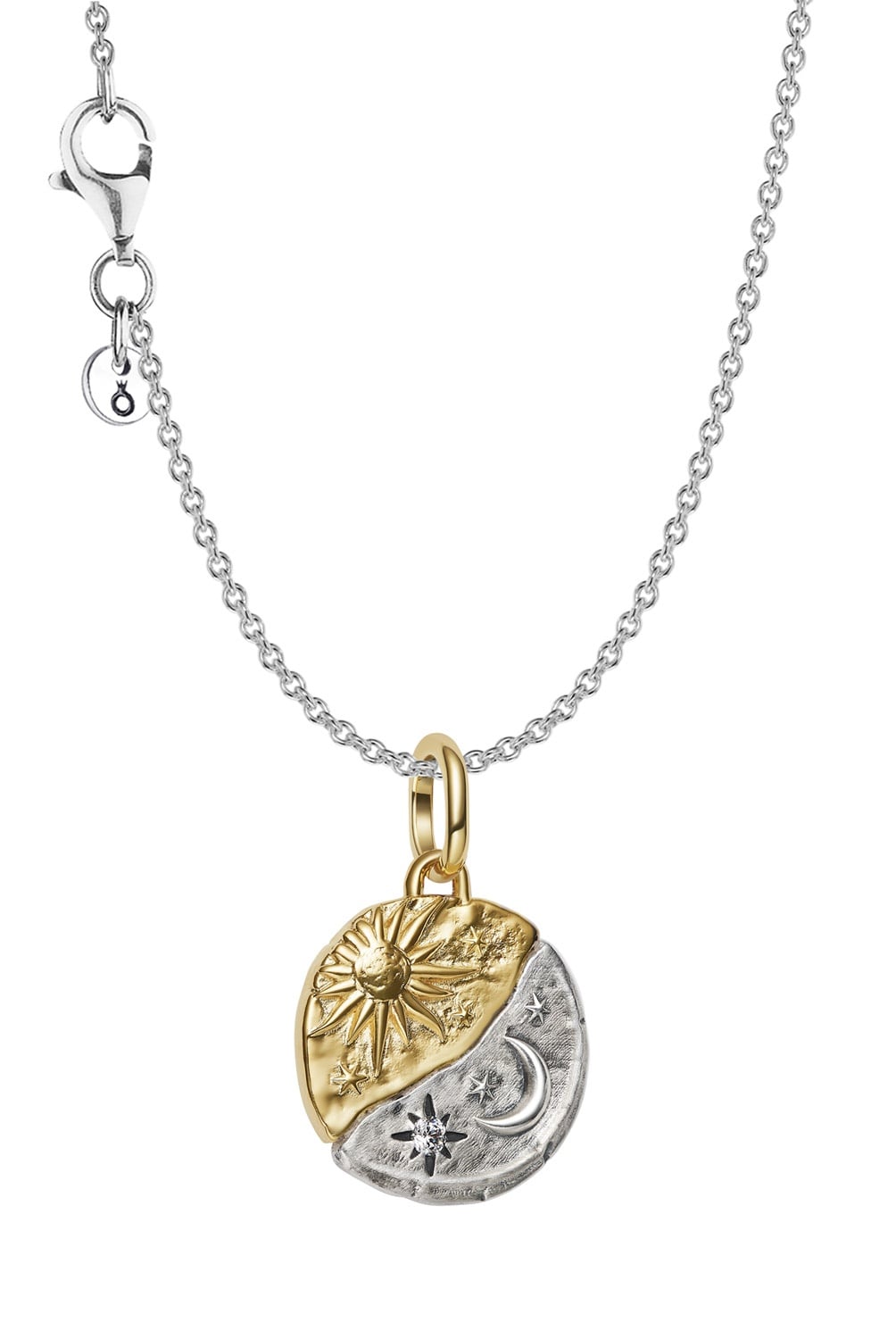 Pandora 21016 Damen-Kette Silber Geschenkset Zweifarbig Sonne und Mond Pandora 21016 Damen-Kette Silber Geschenkset Zweifarbig Sonne und Mond