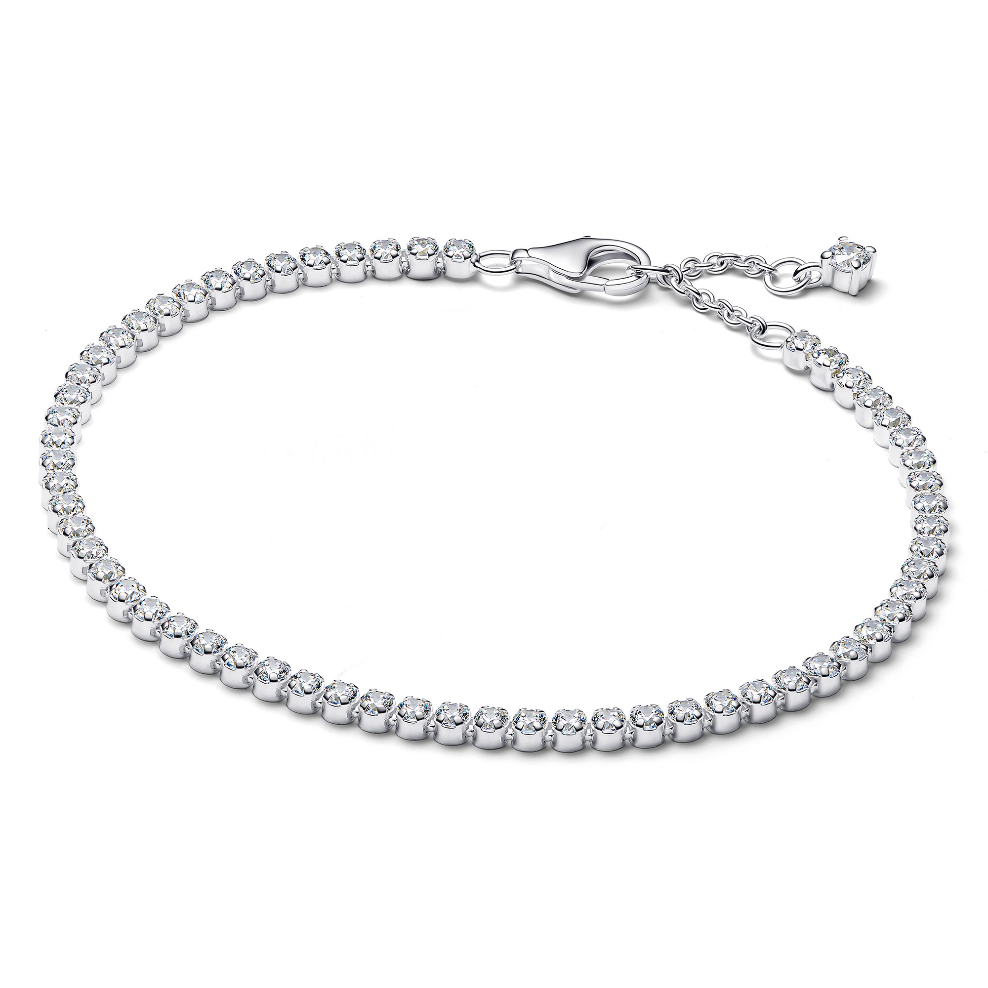 Pandora 593927C01 Tennisarmband für Damen Silber Zirkonia